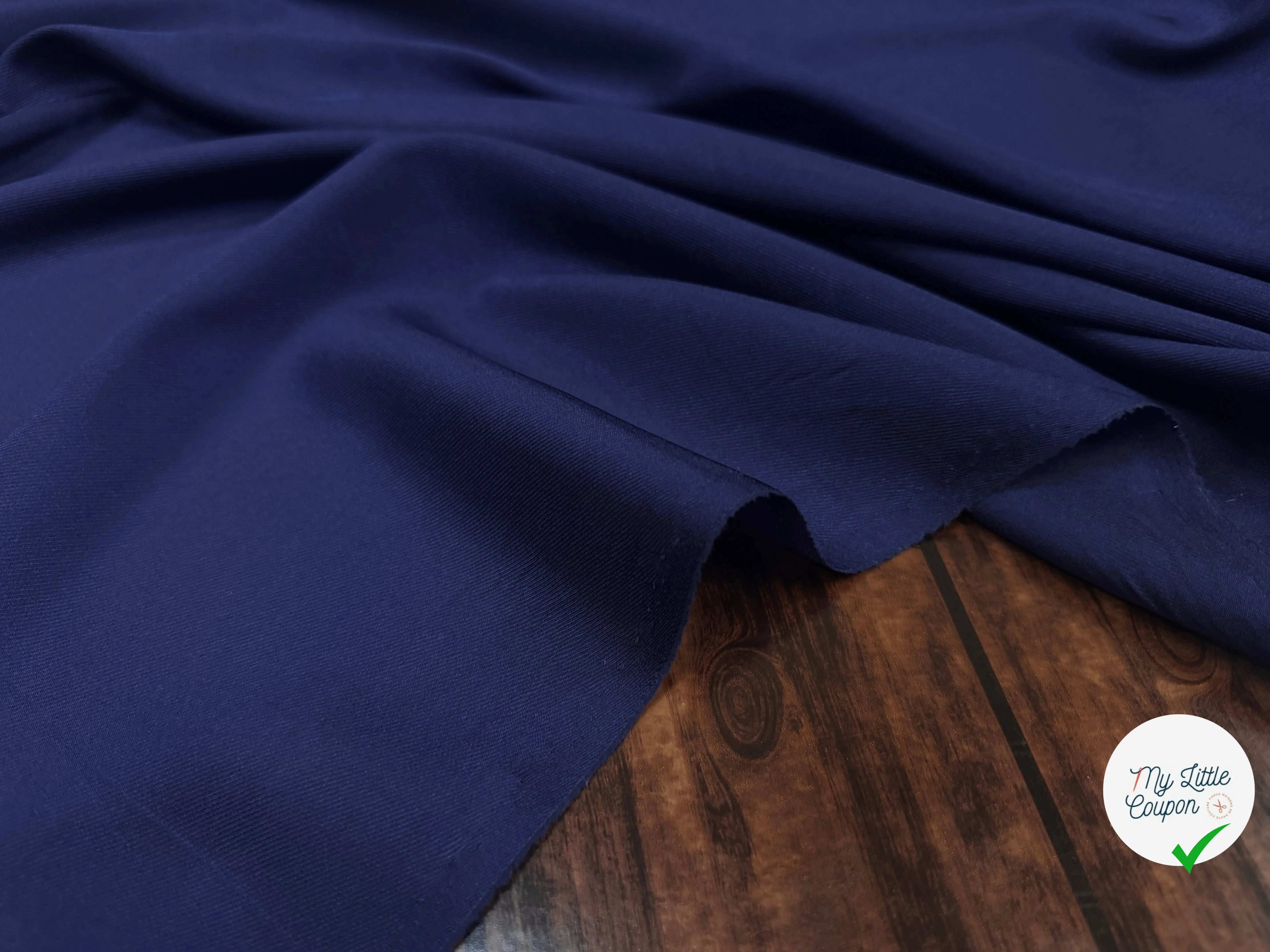 DOUBLURE ACÉTATE LIGHT NAVY - My Little Coupon