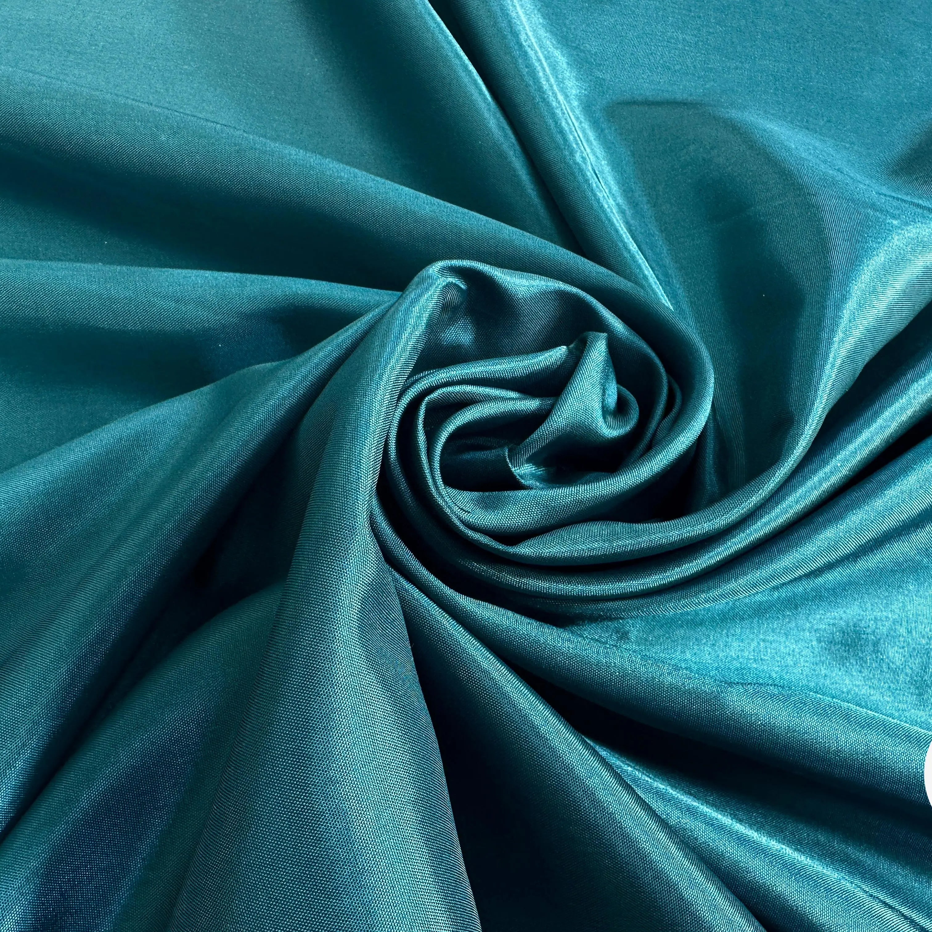 DOUBLURE ACETATE TAFFETAS BLEU CANARD - My Little Coupon