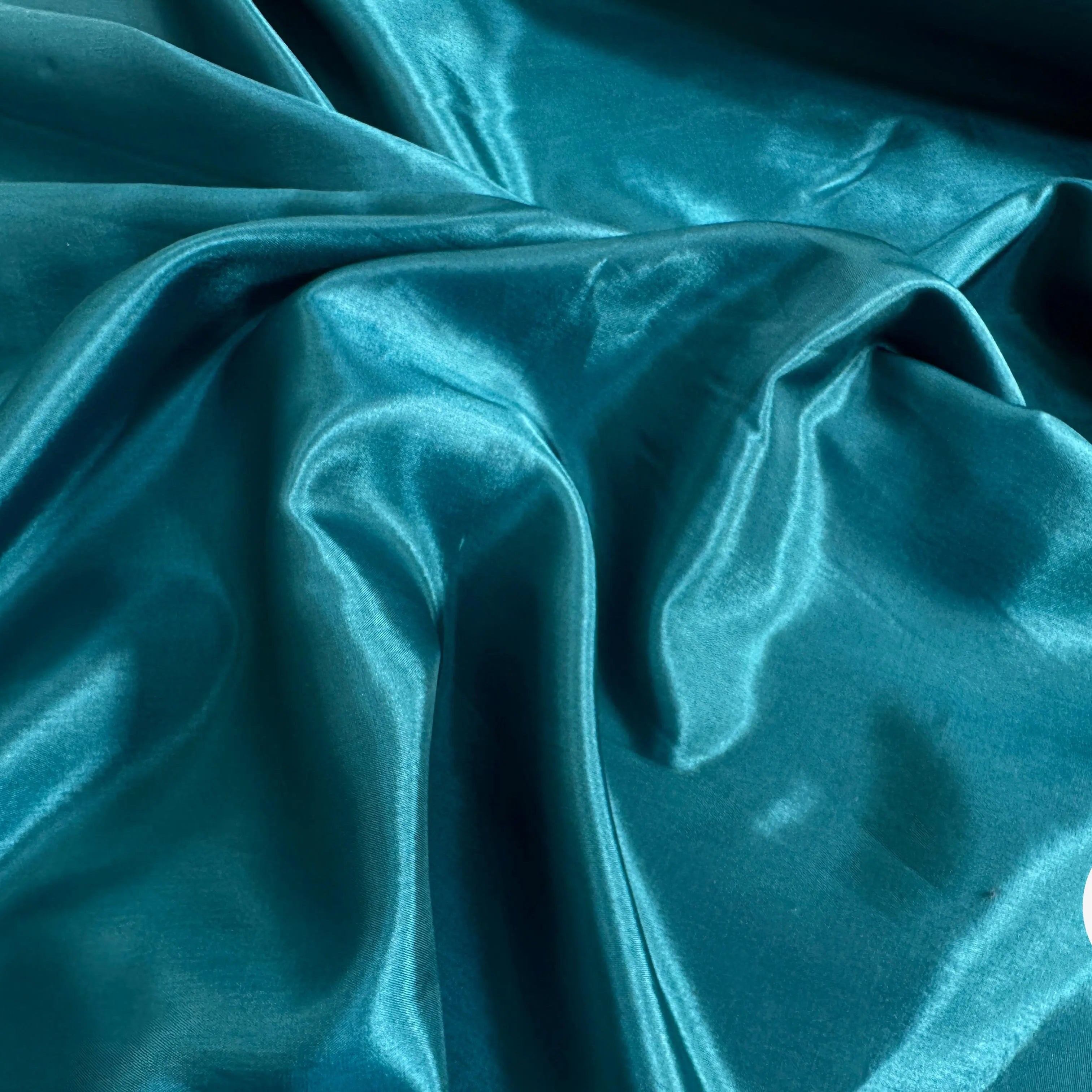 DOUBLURE ACETATE TAFFETAS BLEU CANARD - My Little Coupon