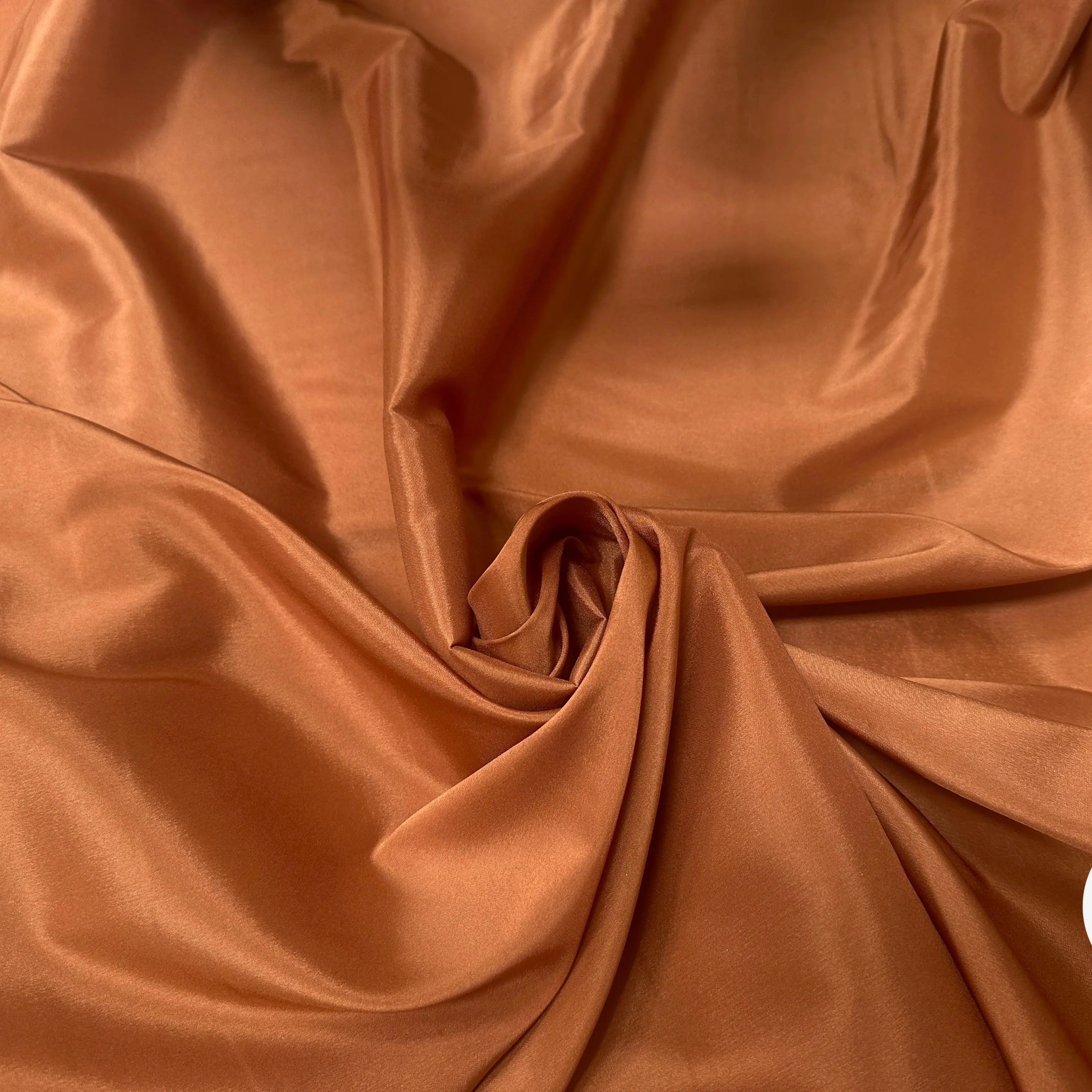 DOUBLURE ACETATE TAFFETAS CARAMEL - My Little Coupon