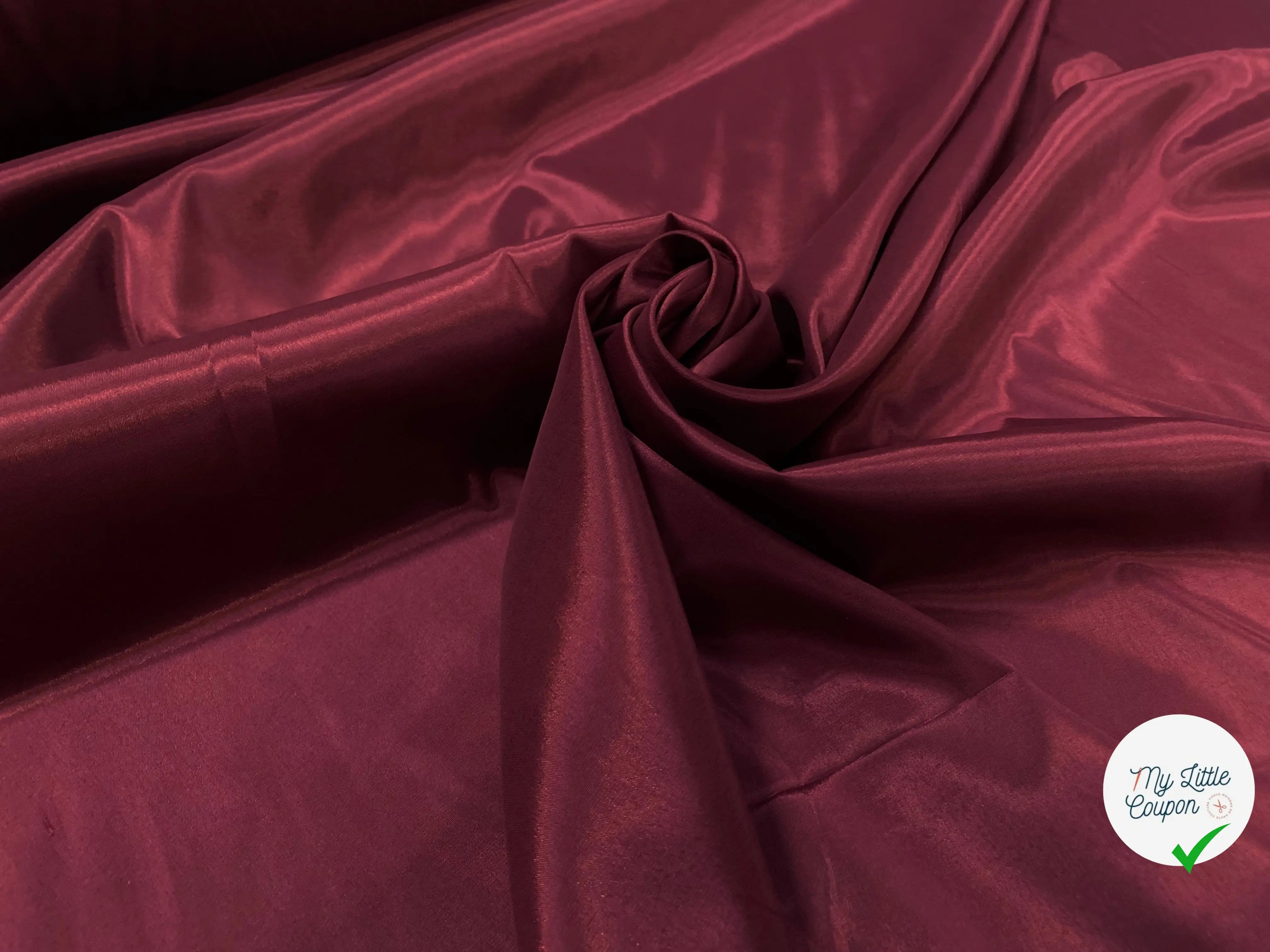 DOUBLURE ACETATE TAFFETAS LIE DE VINÂ - My Little Coupon
