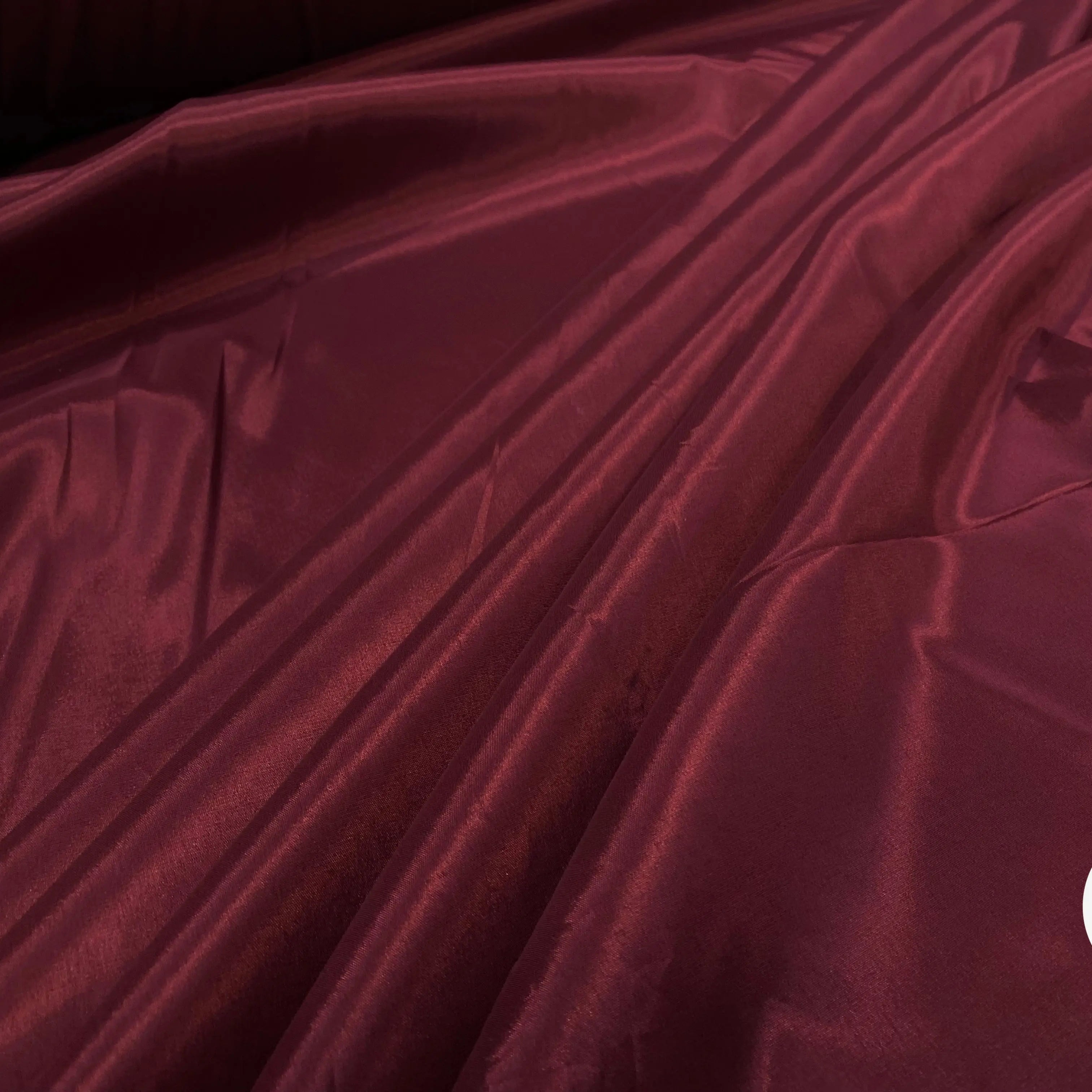 DOUBLURE ACETATE TAFFETAS LIE DE VIN - My Little Coupon