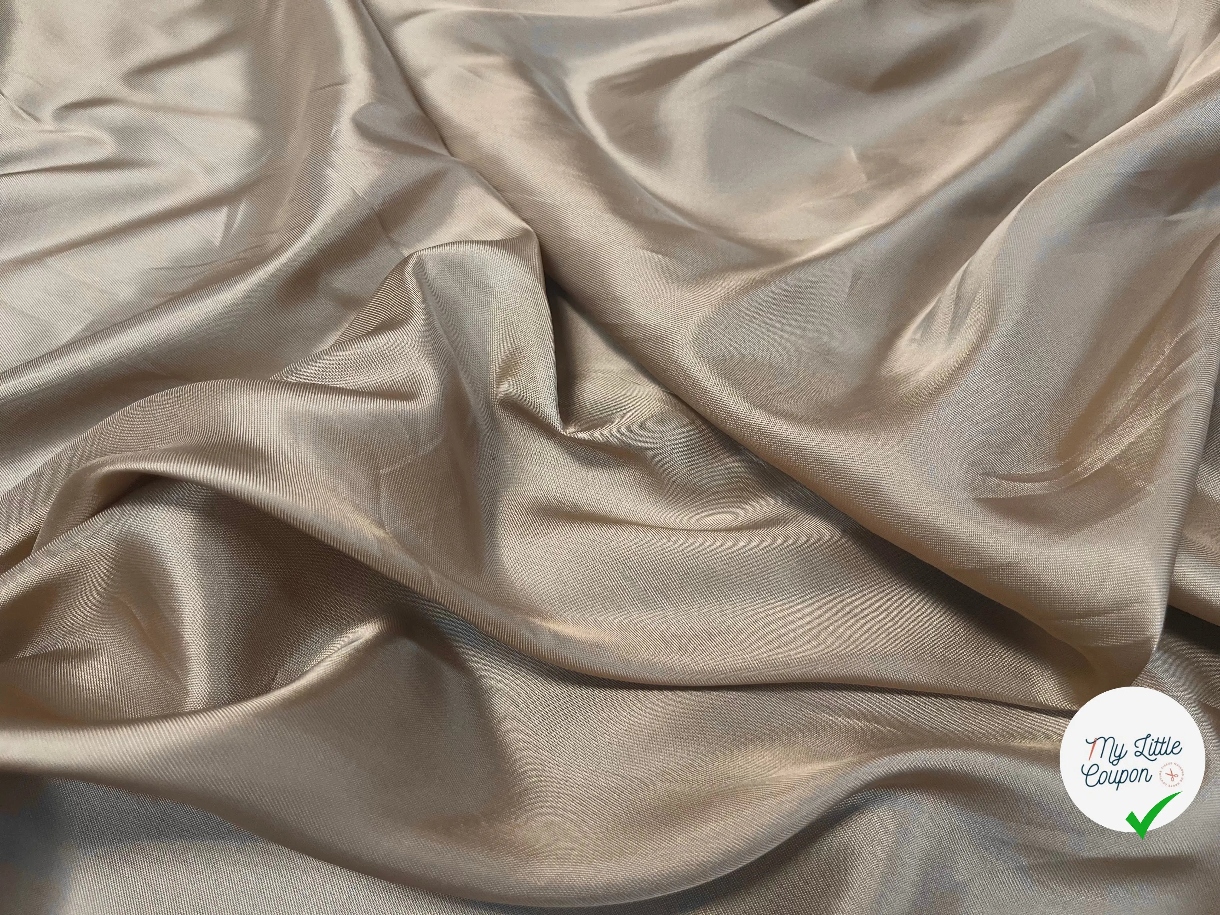 DOUBLURE CARAMEL UNI VISCOSE - My Little Coupon