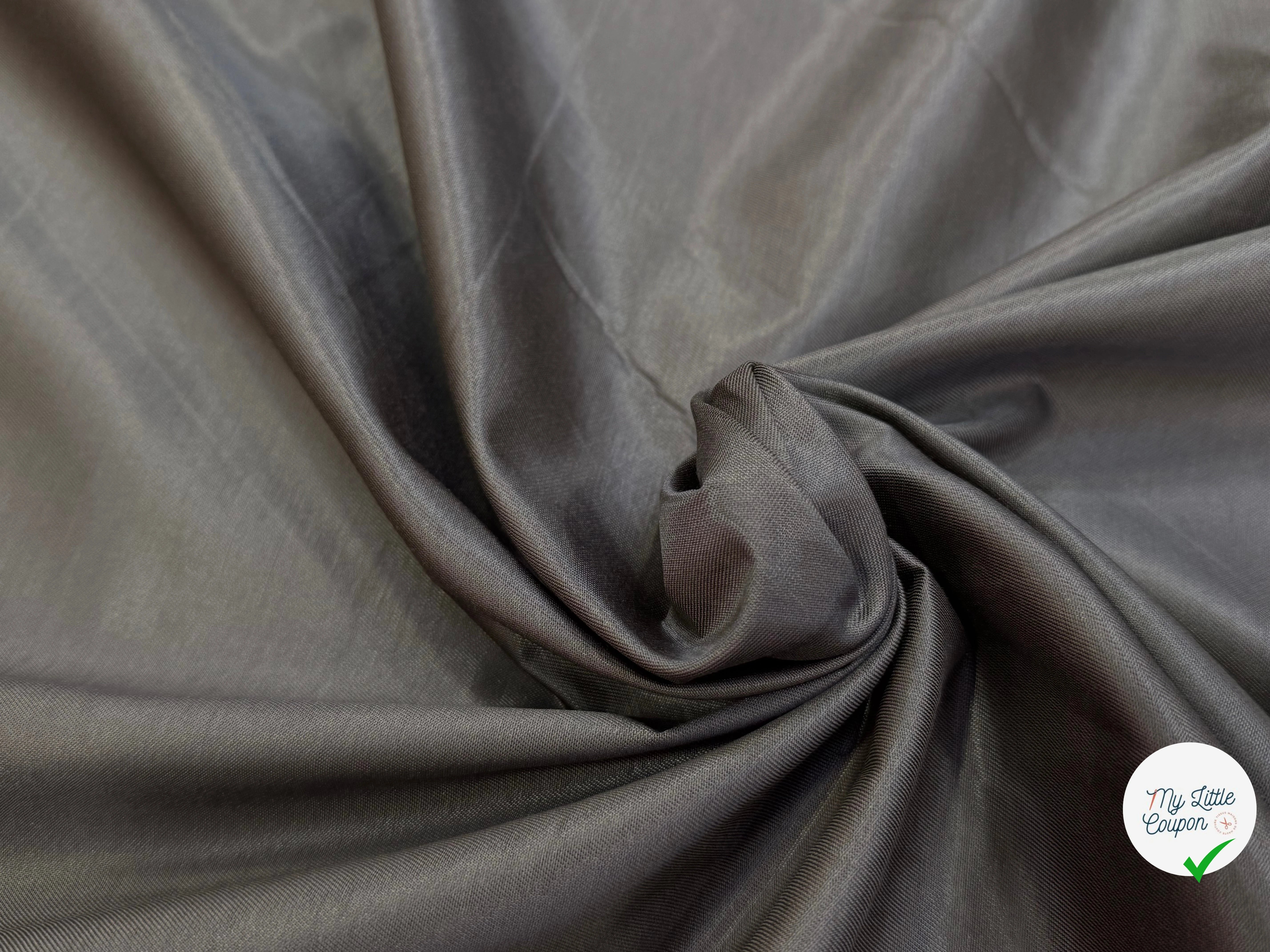 DOUBLURE COTON BELLE DENSITÉ MARRON NOISETTE - My Little Coupon