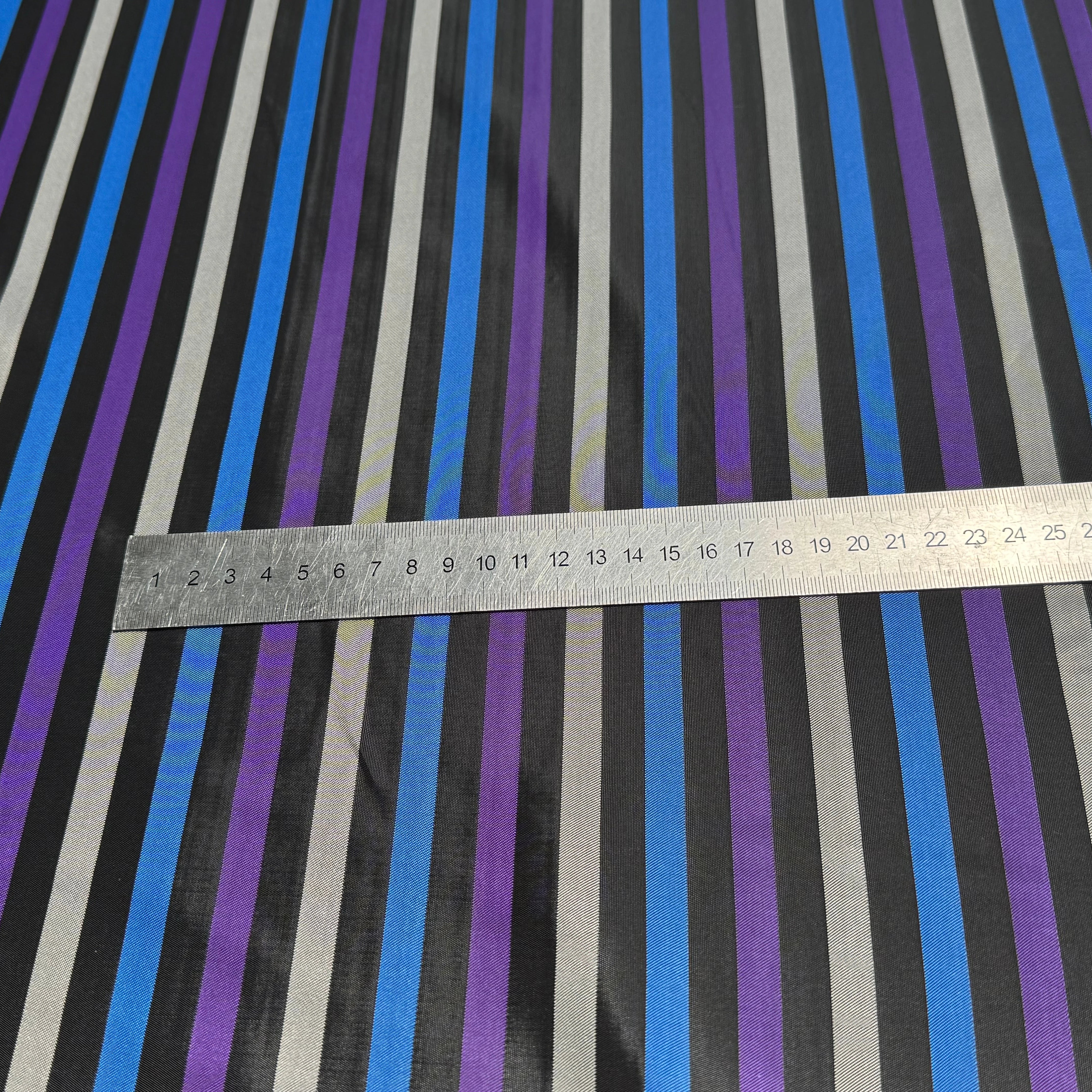 DOUBLURE CUPRO SUPERBE RAYURES MULTICOLORES - My Little Coupon
