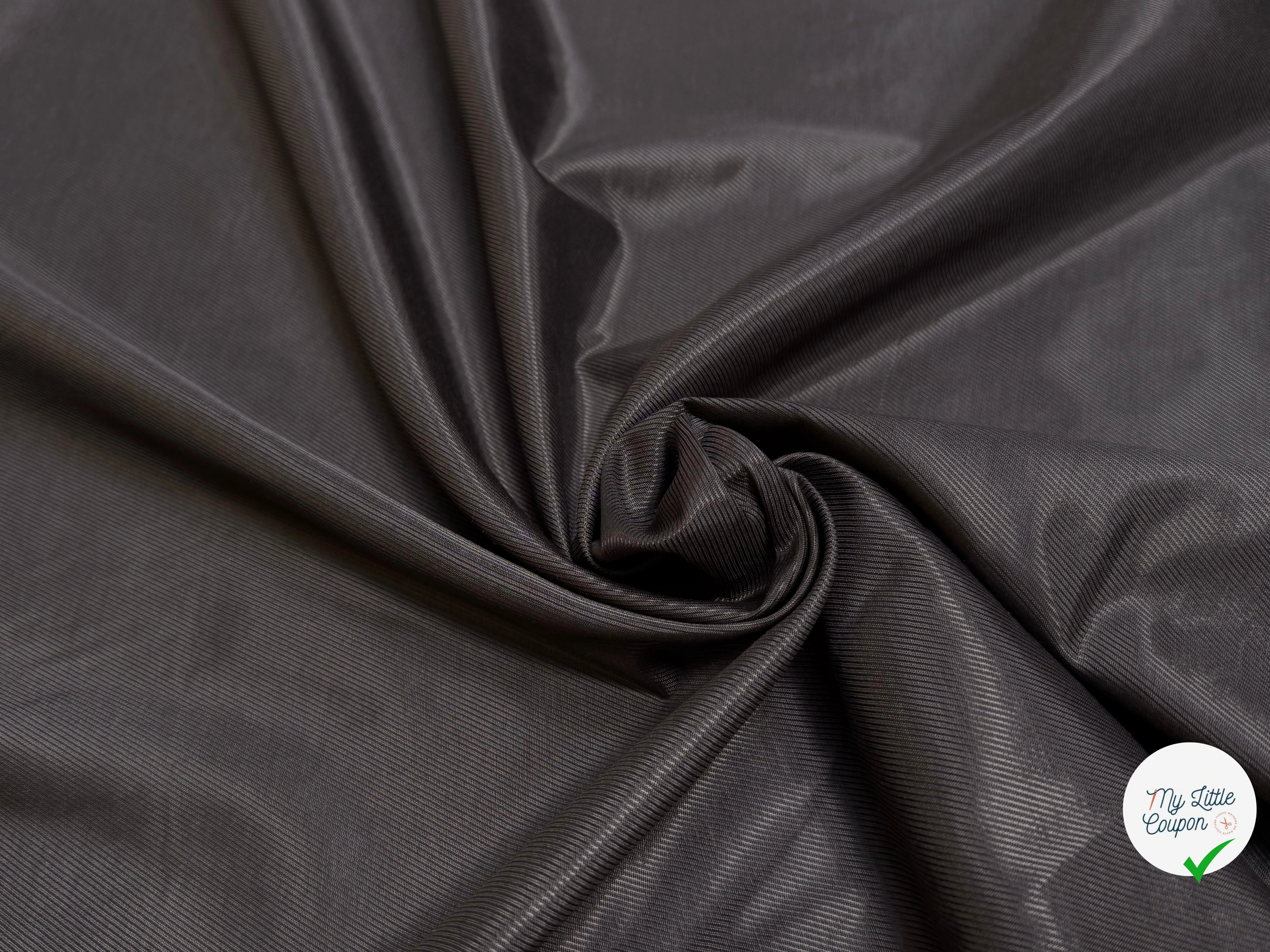 DOUBLURE DRILL 100% VISCOSE MARRON NOISETTE - My Little Coupon