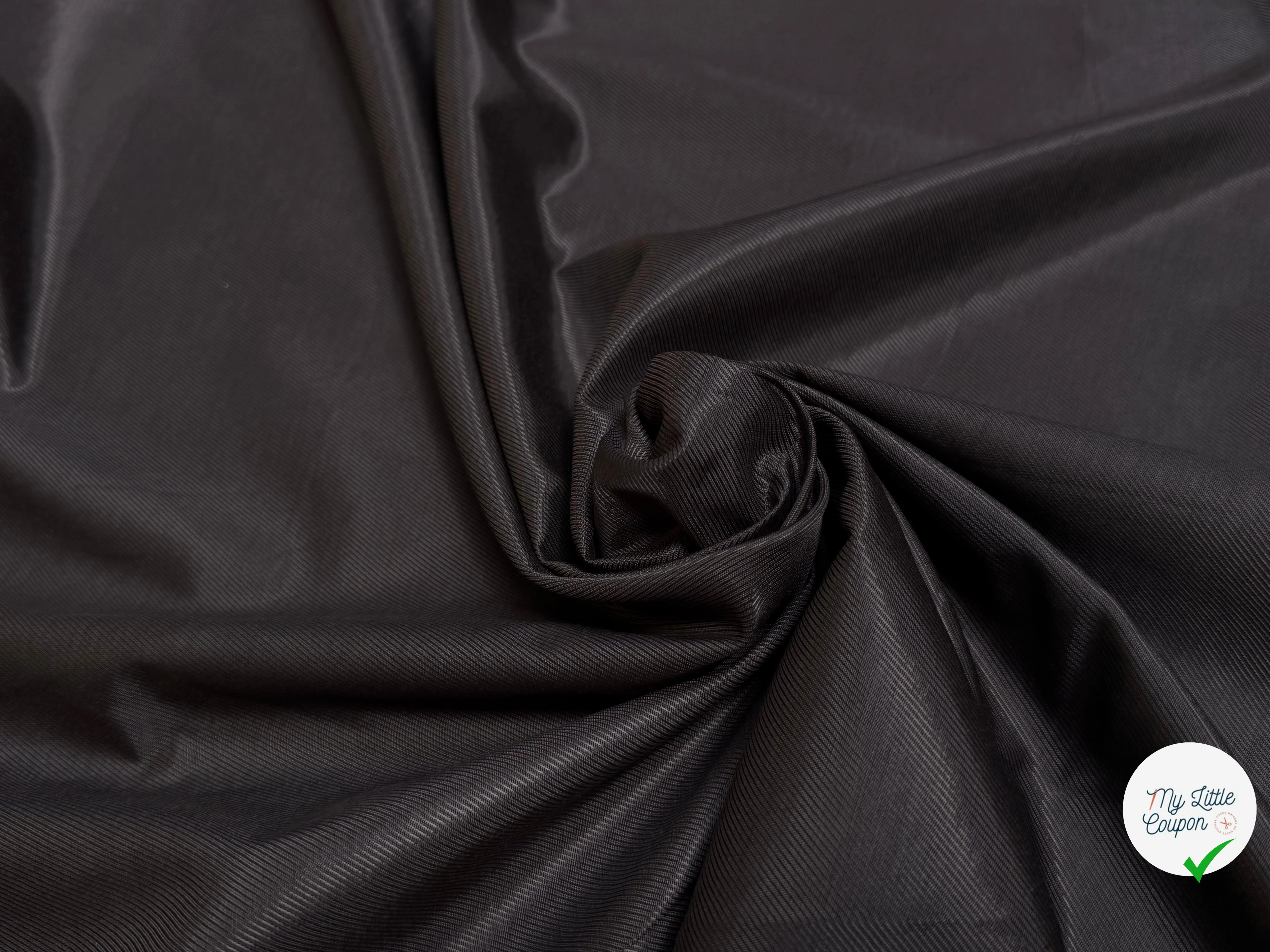 DOUBLURE DRILL 100% VISCOSE MARRON NOISETTE - My Little Coupon