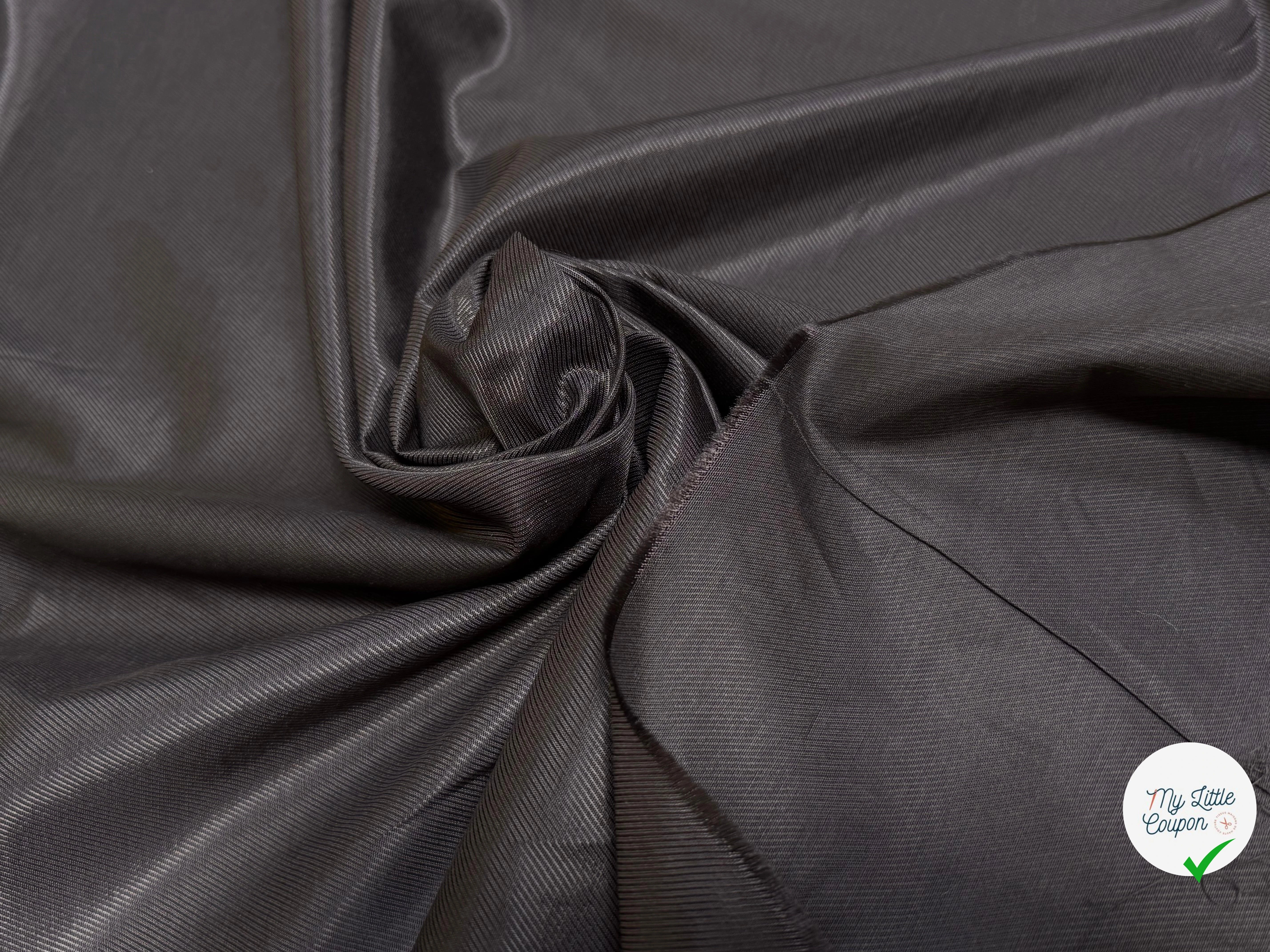 DOUBLURE DRILL 100% VISCOSE MARRON NOISETTE - My Little Coupon