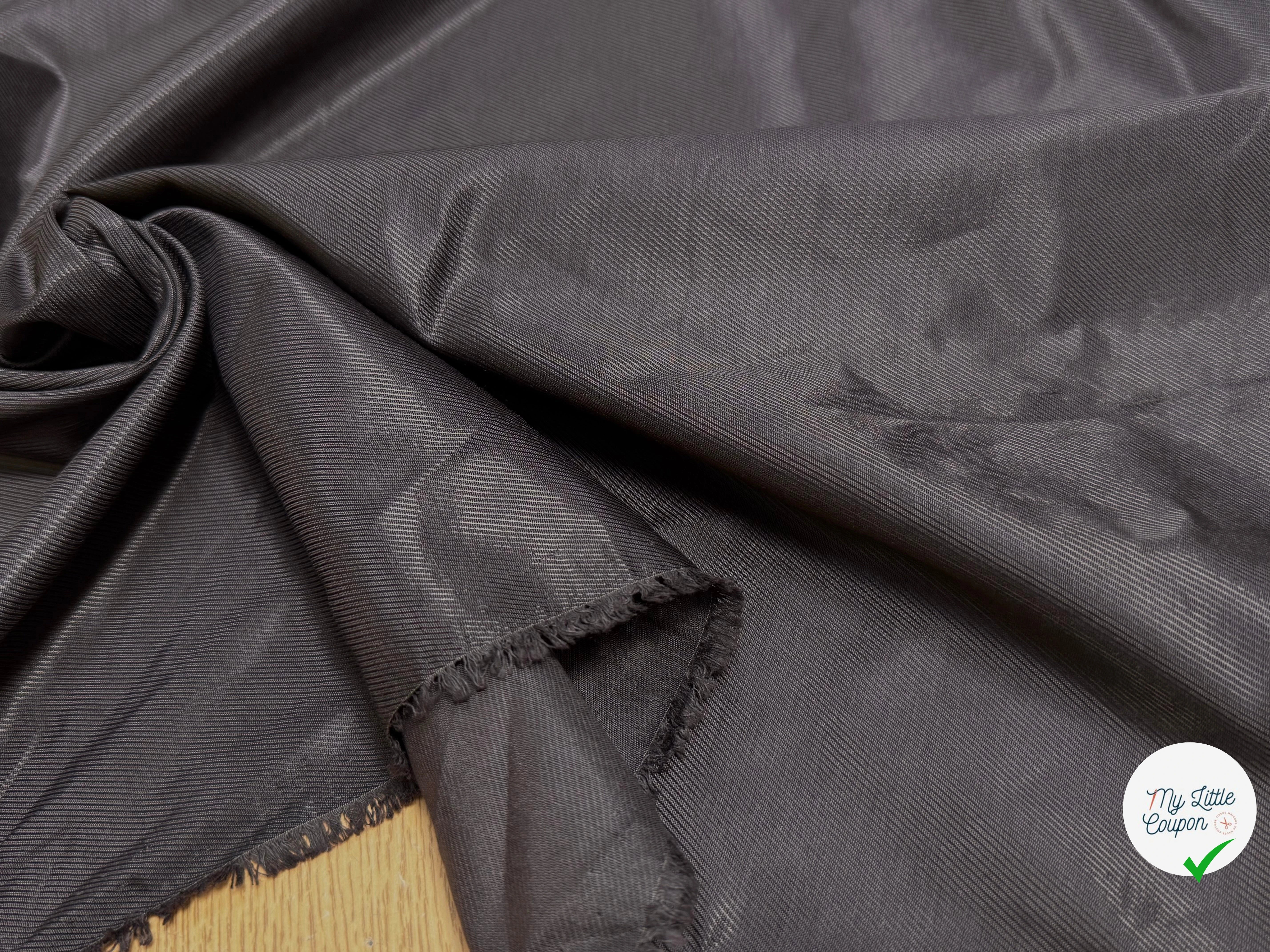 DOUBLURE DRILL 100% VISCOSE MARRON NOISETTE - My Little Coupon