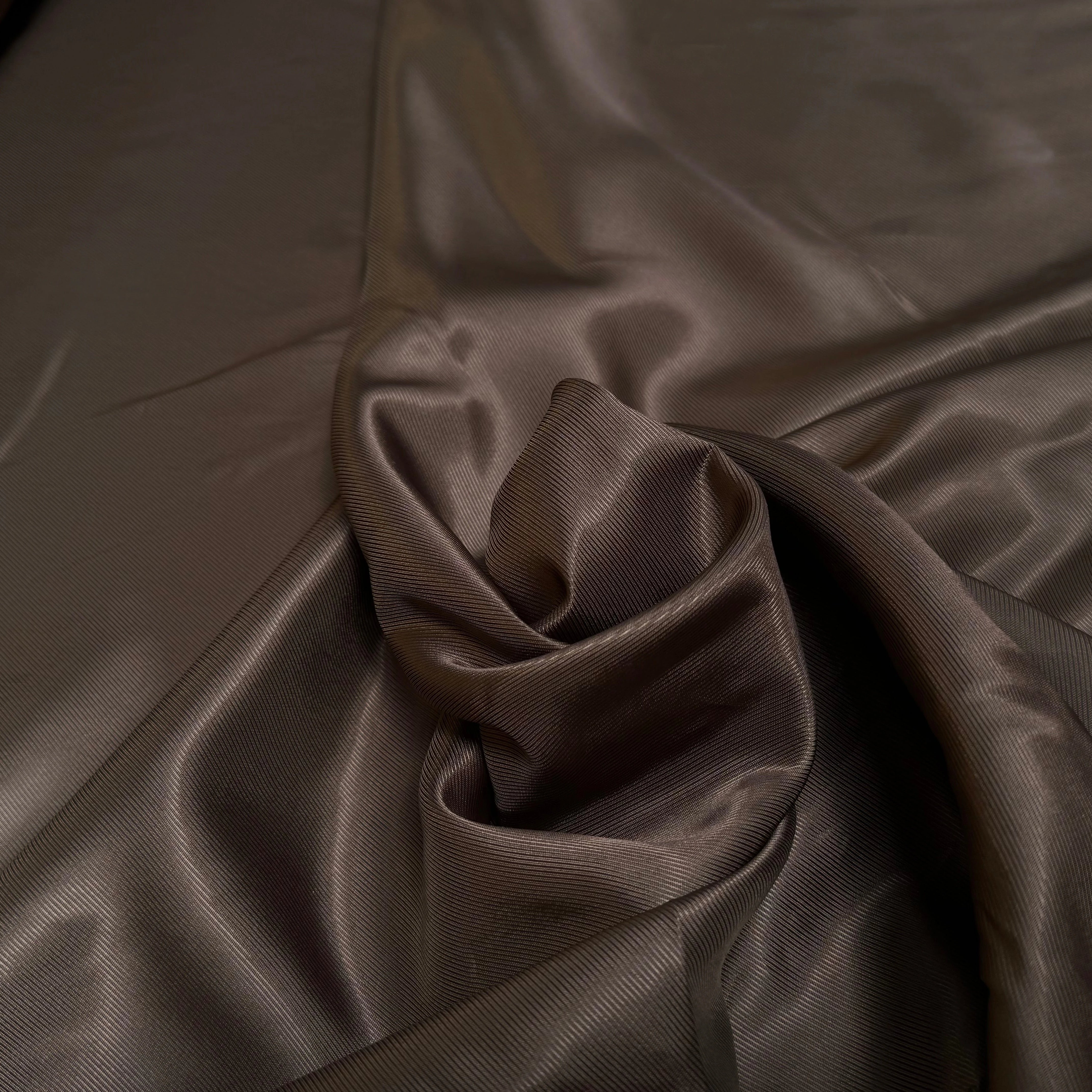 DOUBLURE DRILL ACETATE VISCOSE CHOCOLAT 48% VISCOSE - My Little Coupon