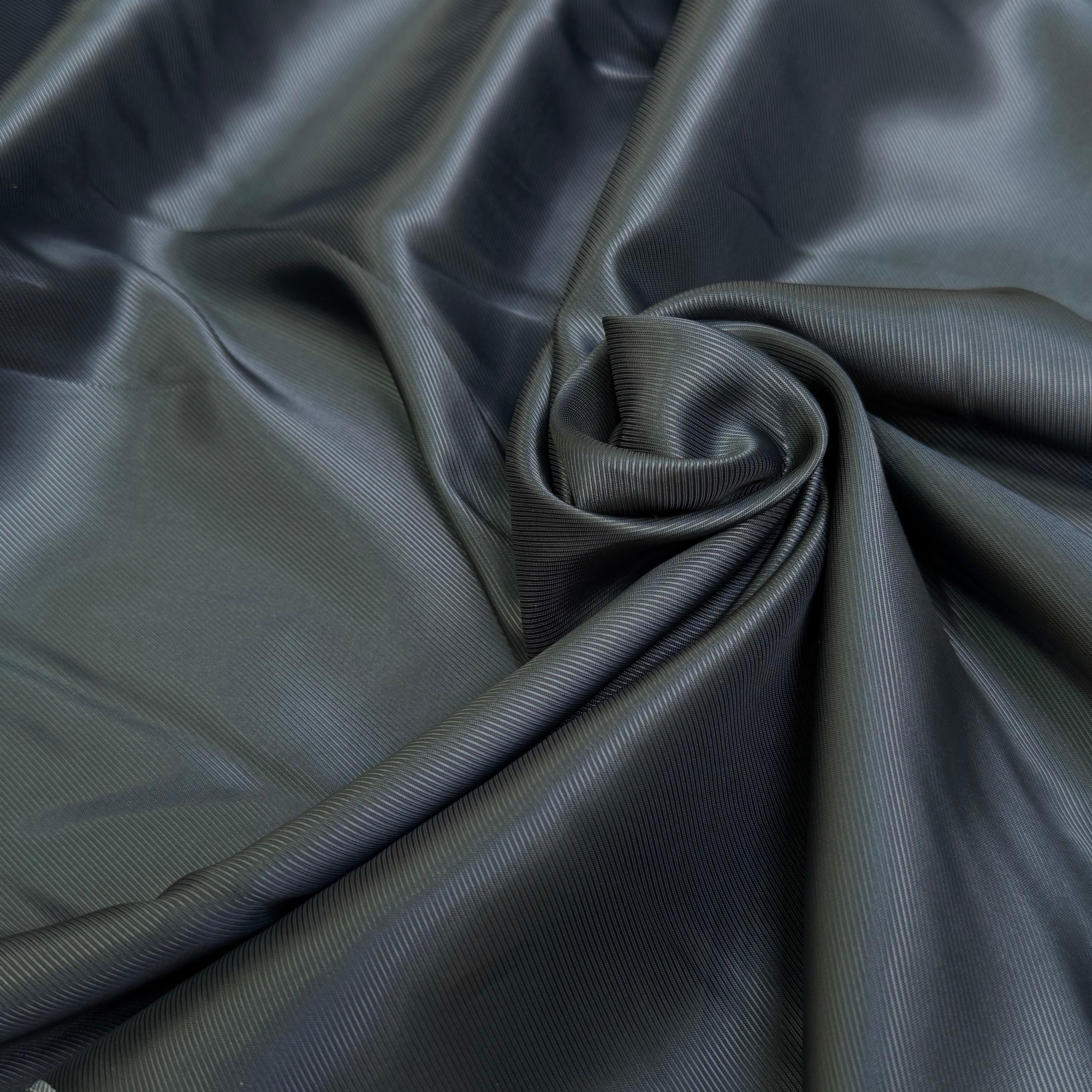 DOUBLURE DRILL FROIDE ACETATE VISCOSE GRIS ARGENTÉ - My Little Coupon