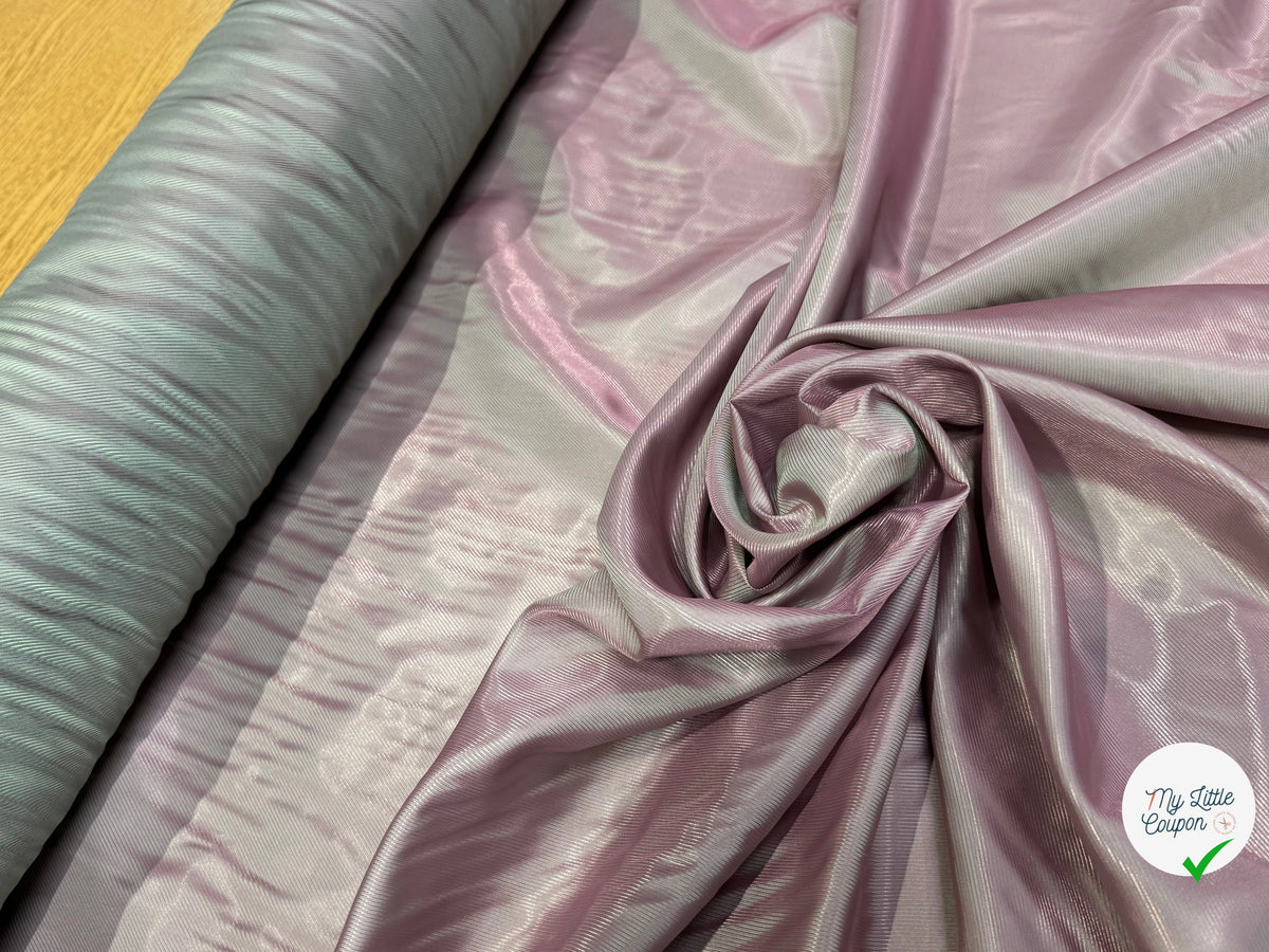 DOUBLURE DRILL POLYVISCOSE VERT CHANGEANT 50% VISCOSE - My Little Coupon