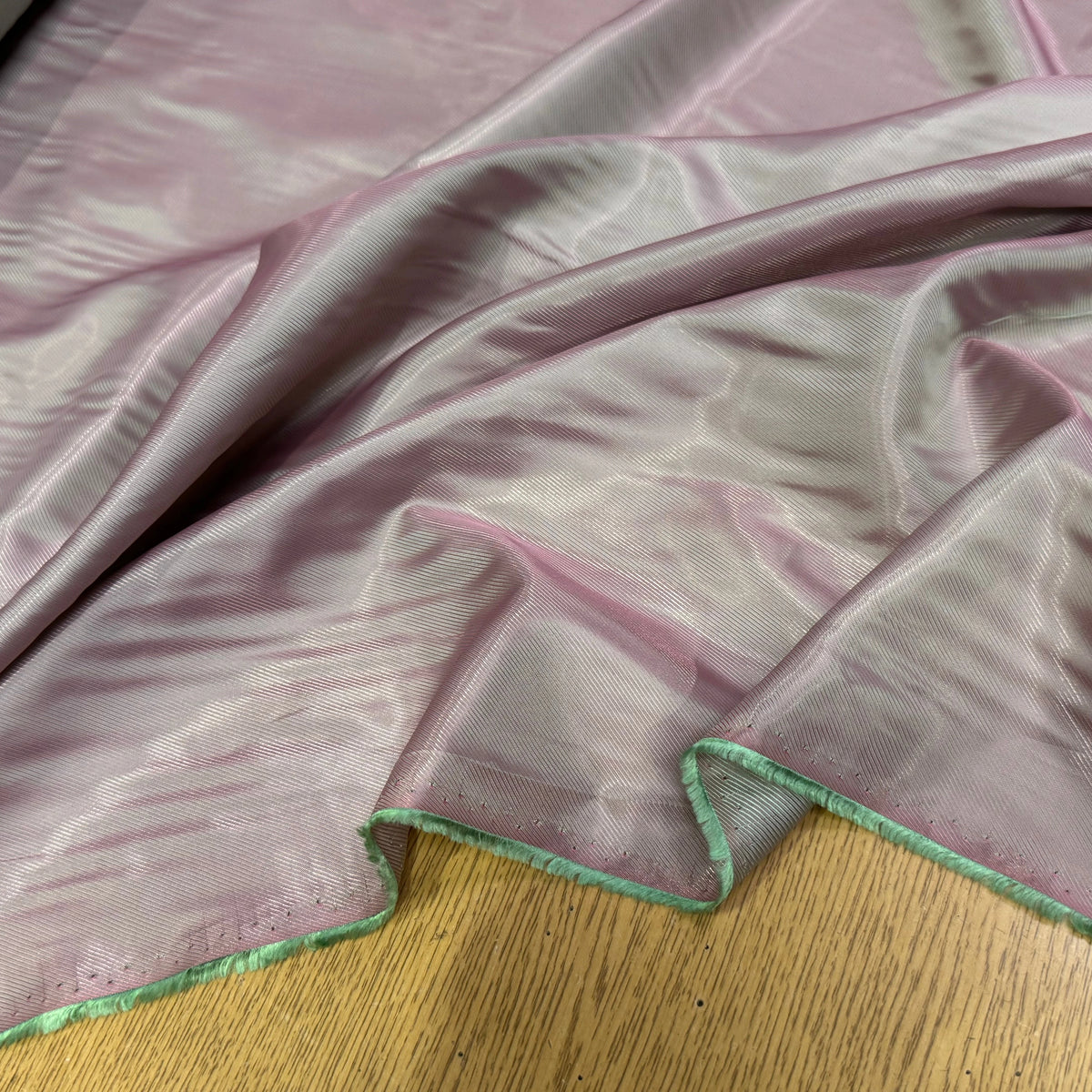 DOUBLURE DRILL POLYVISCOSE VERT CHANGEANT 50% VISCOSE - My Little Coupon
