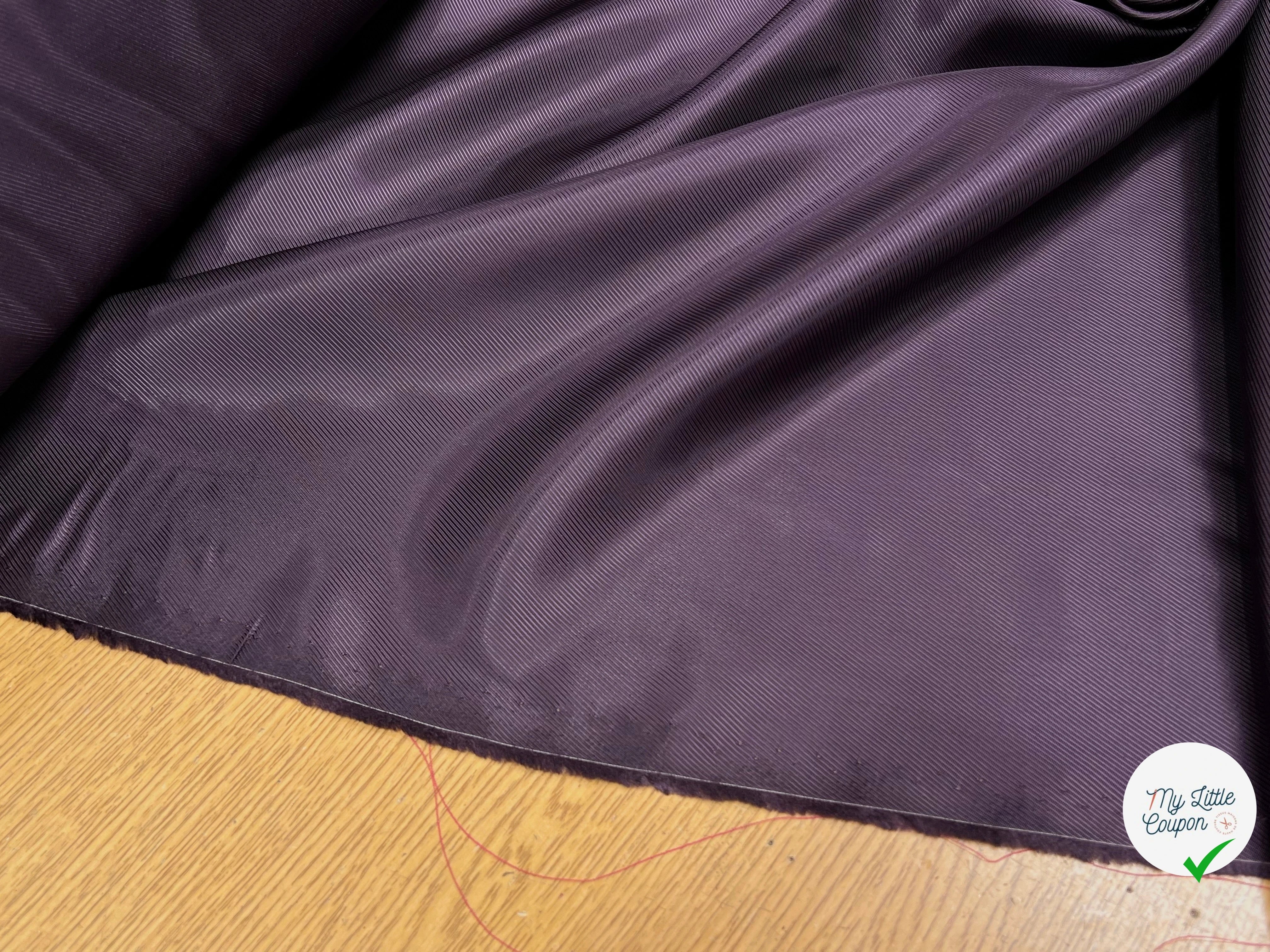 DOUBLURE DRILL VIOLET FONCÉ 100% VI - My Little Coupon