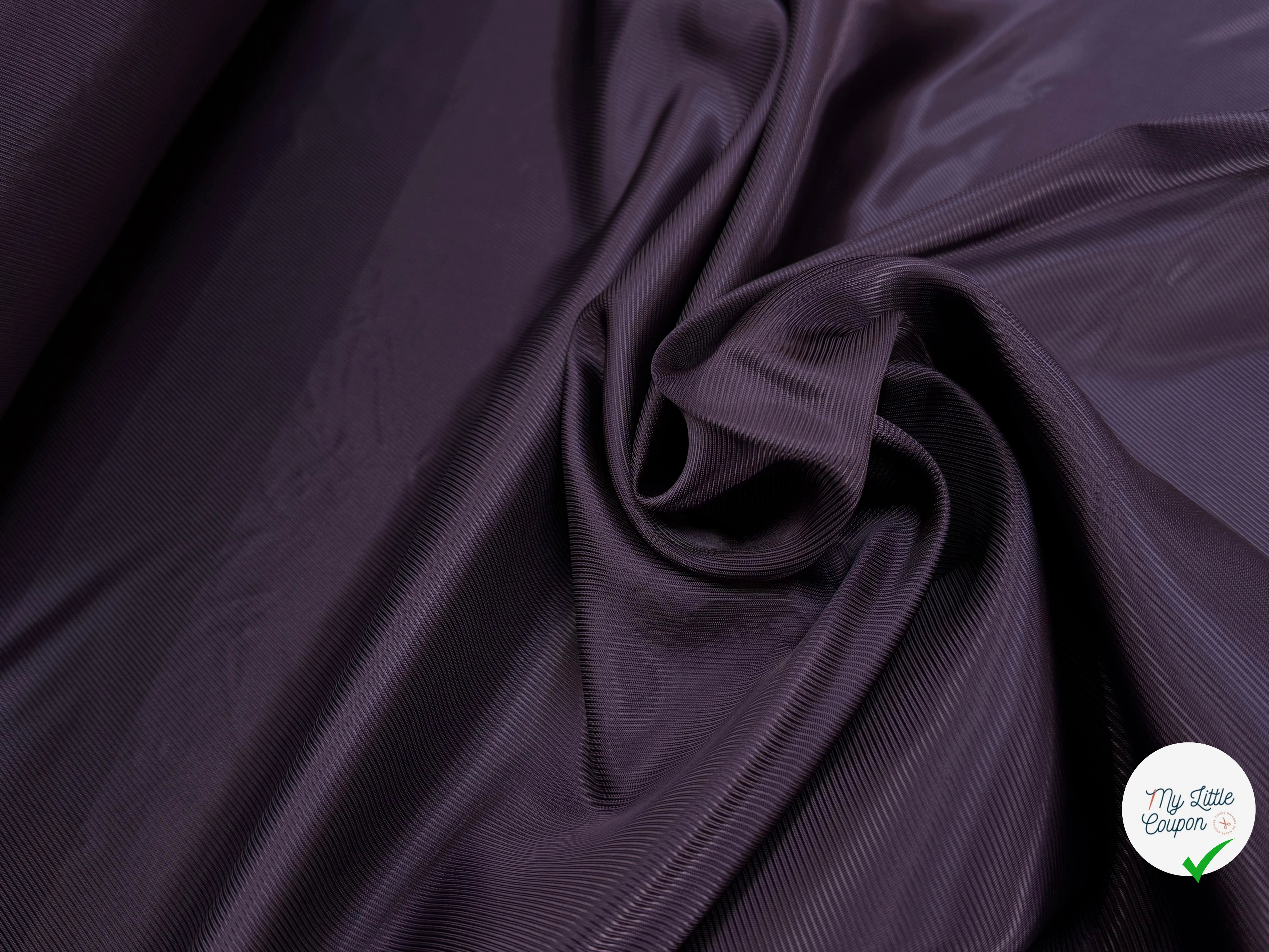 DOUBLURE DRILL VISCOSE PRUNE FROIDE - My Little Coupon