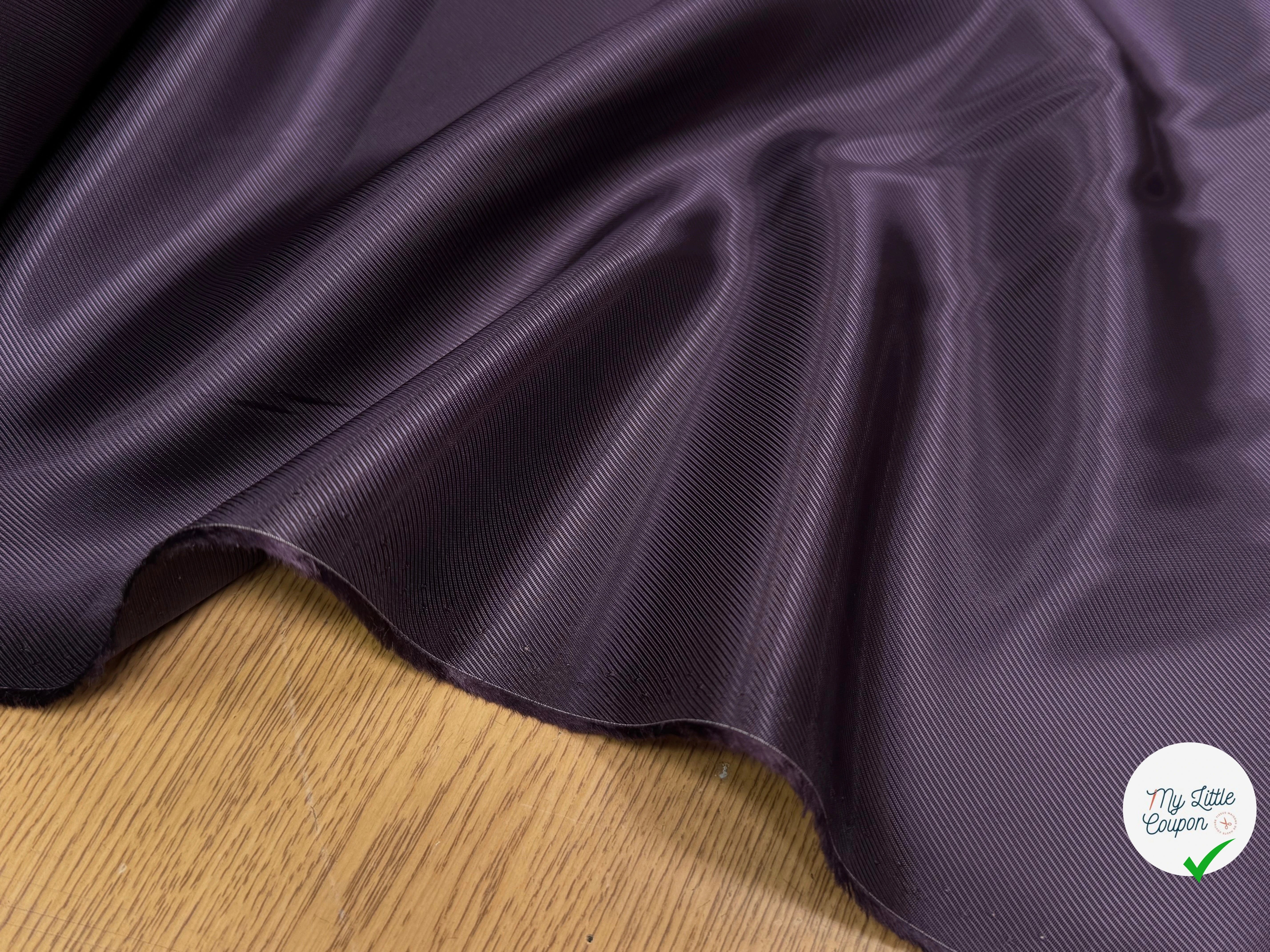 DOUBLURE DRILL VISCOSE PRUNE FROIDE - My Little Coupon