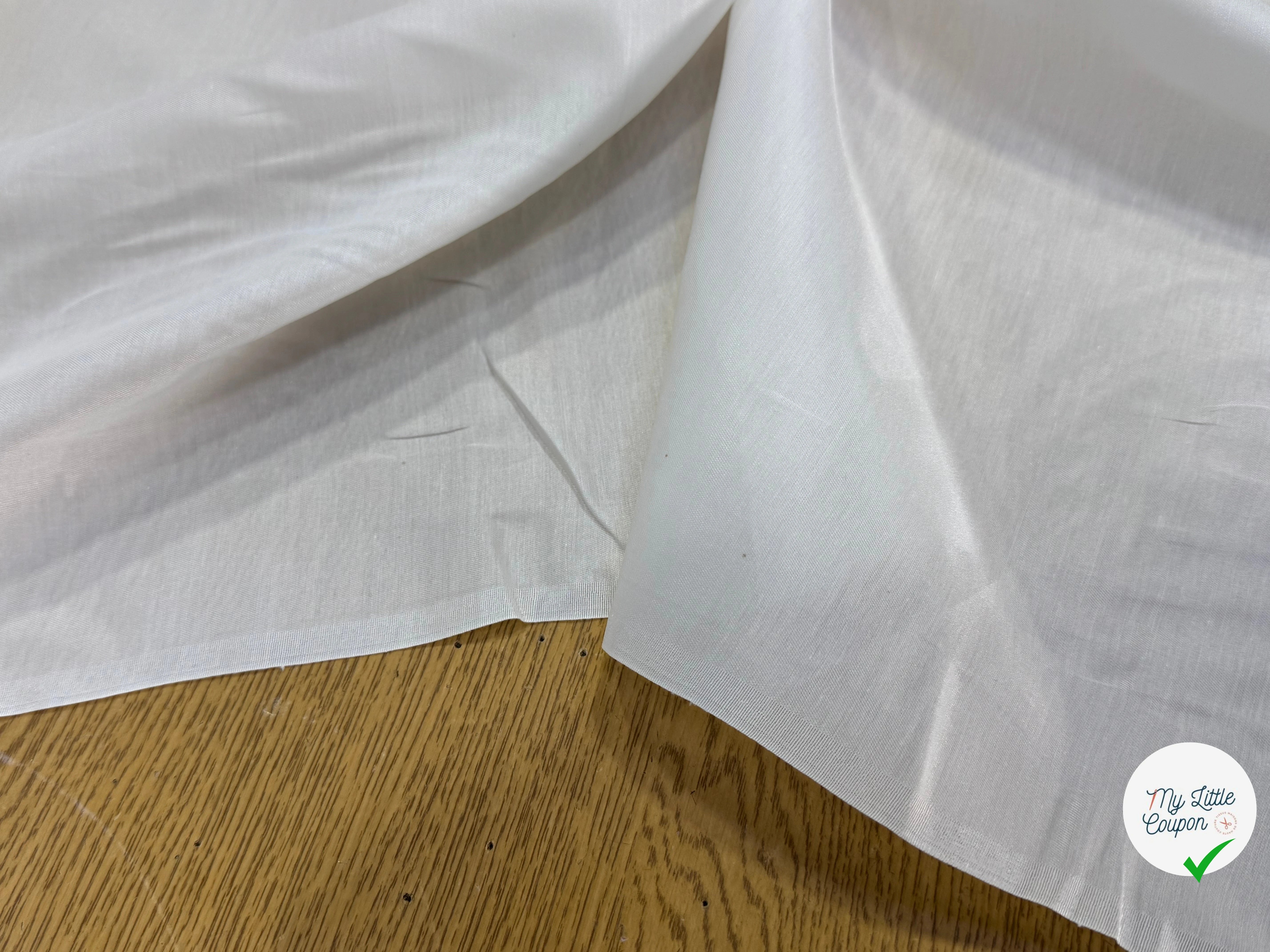 DOUBLURE EMMA SOIE VISCOSE IVOIRE 80%SE - My Little Coupon