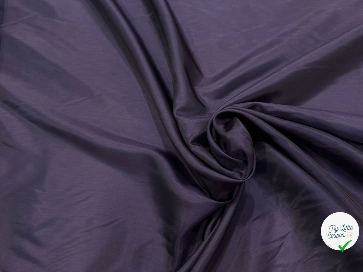 DOUBLURE FINE ET LISSE 100% CUPRO PRUNE - My Little Coupon