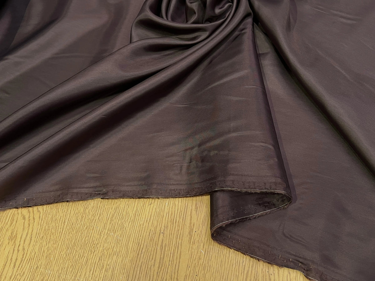 DOUBLURE FINE ET LISSE 62% ACETATE 38% CUPRO MARRON GLACE - My Little Coupon