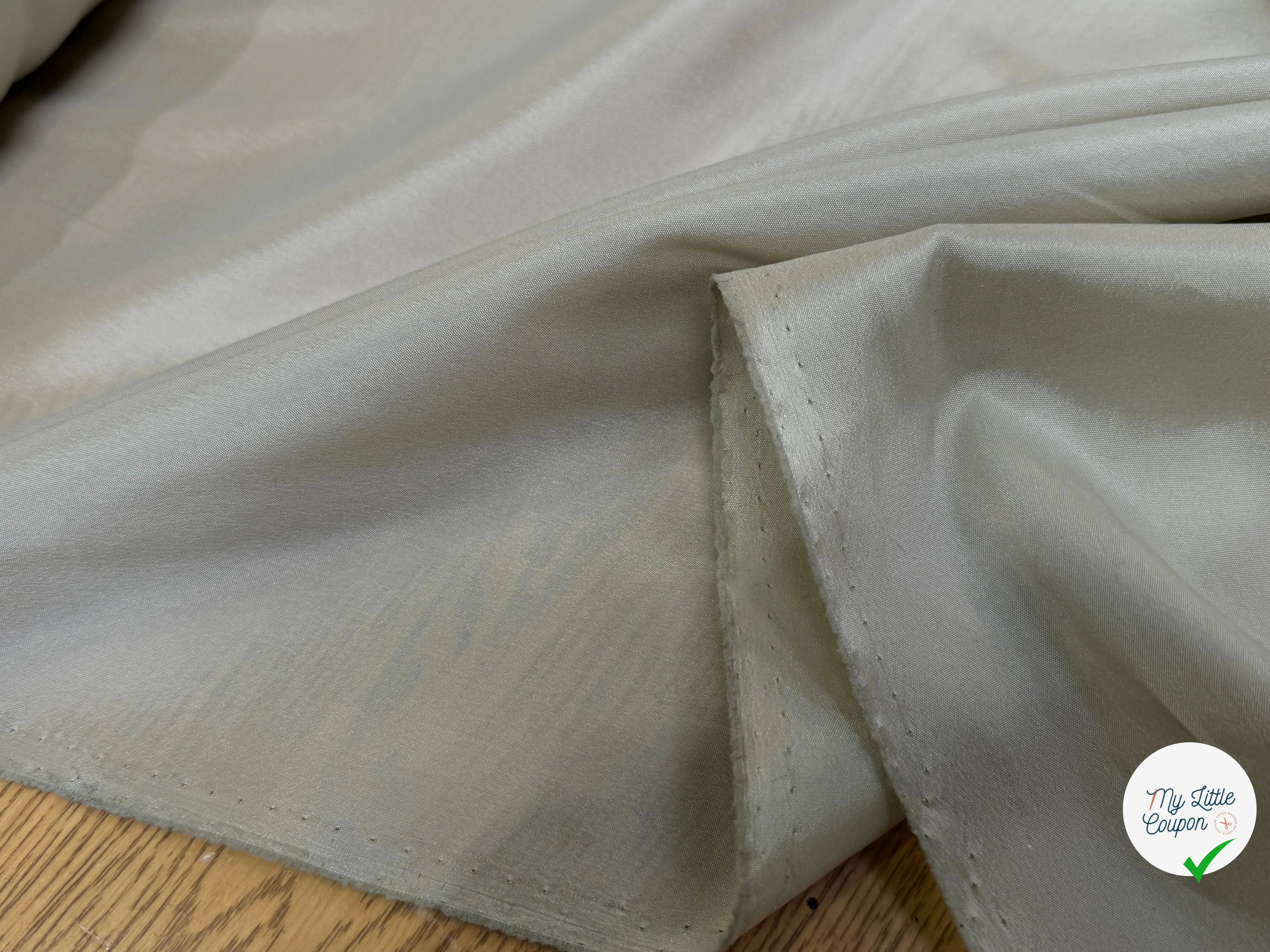 DOUBLURE FINE LÉGÈREMENT SATINÉE STRETCH BEIGE SABLÉ - My Little Coupon