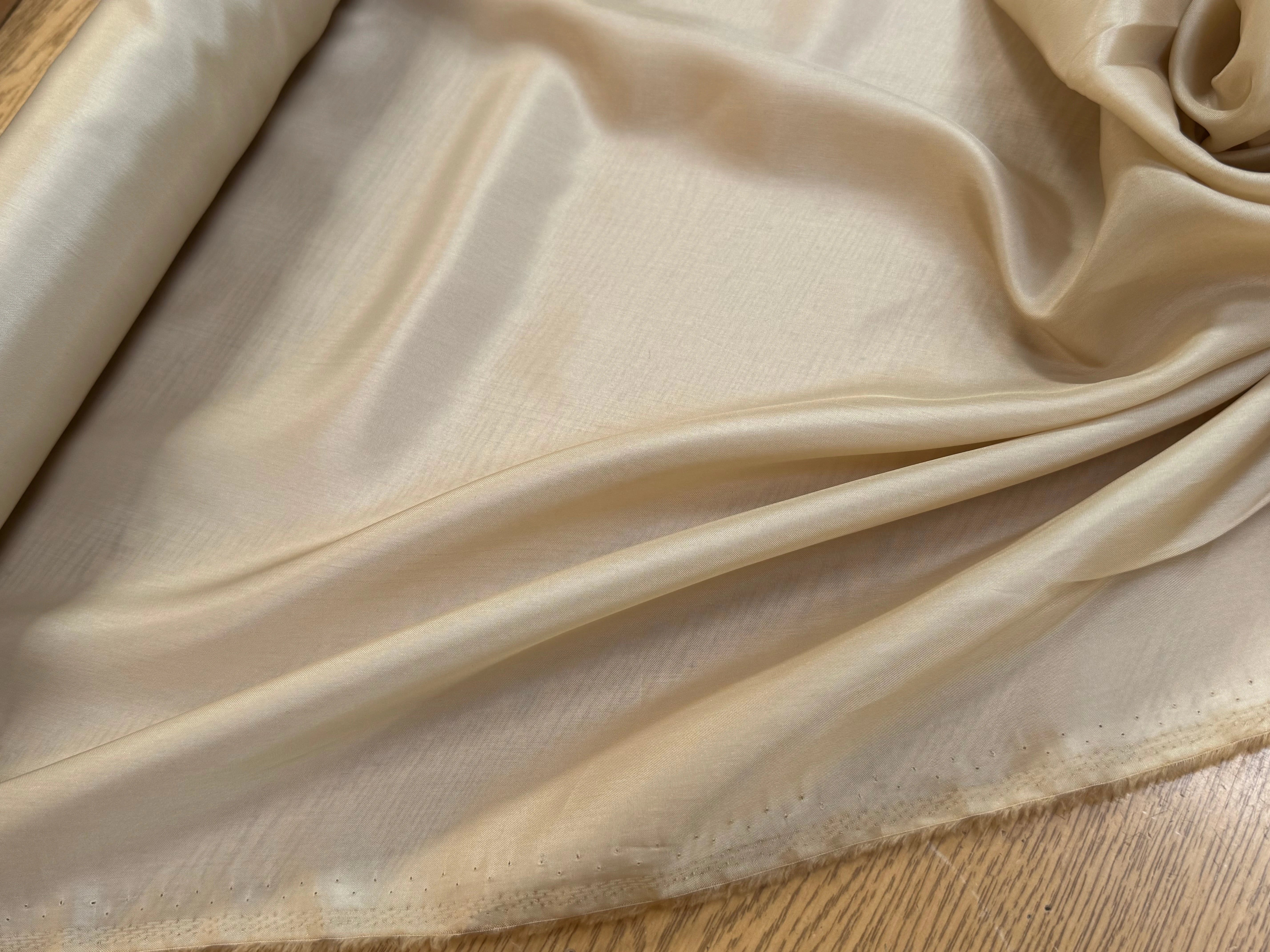DOUBLURE FINE LISSE 100% CUPRO BEIGE - My Little Coupon