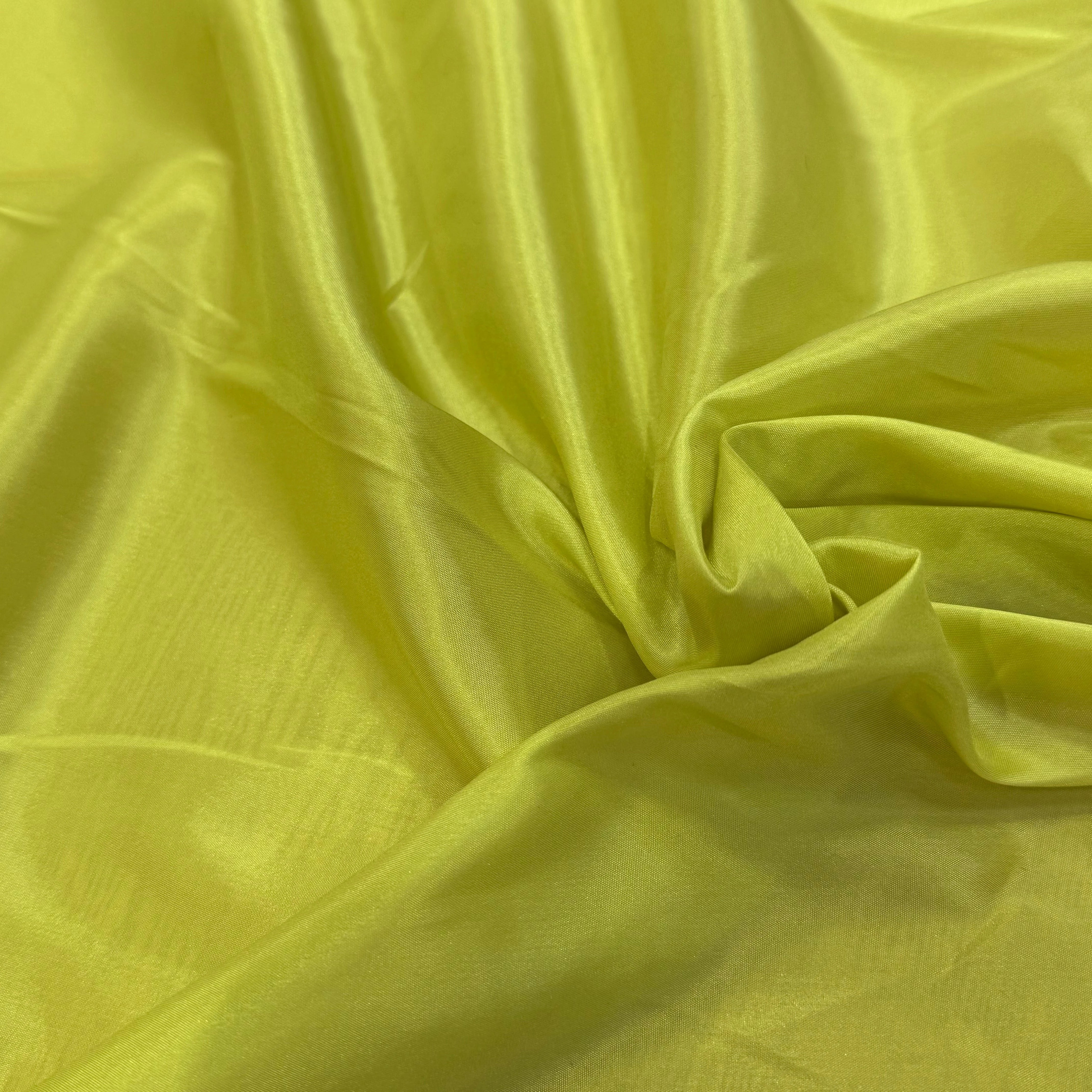 DOUBLURE FLUIDE LÉGÈREMENT SATINÉE JAUNE CITRON - My Little Coupon