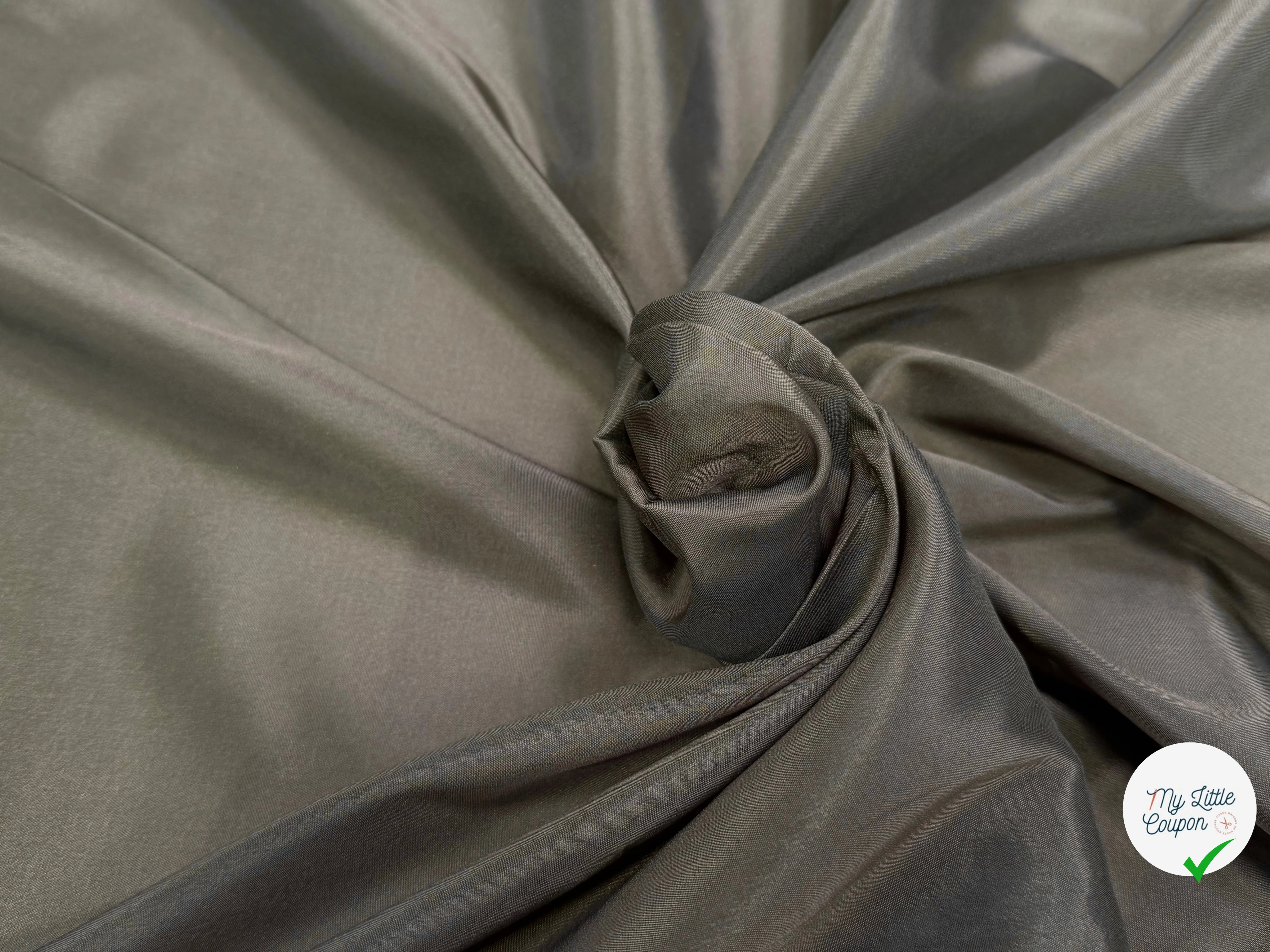 DOUBLURE LÉGÈREMENT SATINÉE KAKI - My Little Coupon