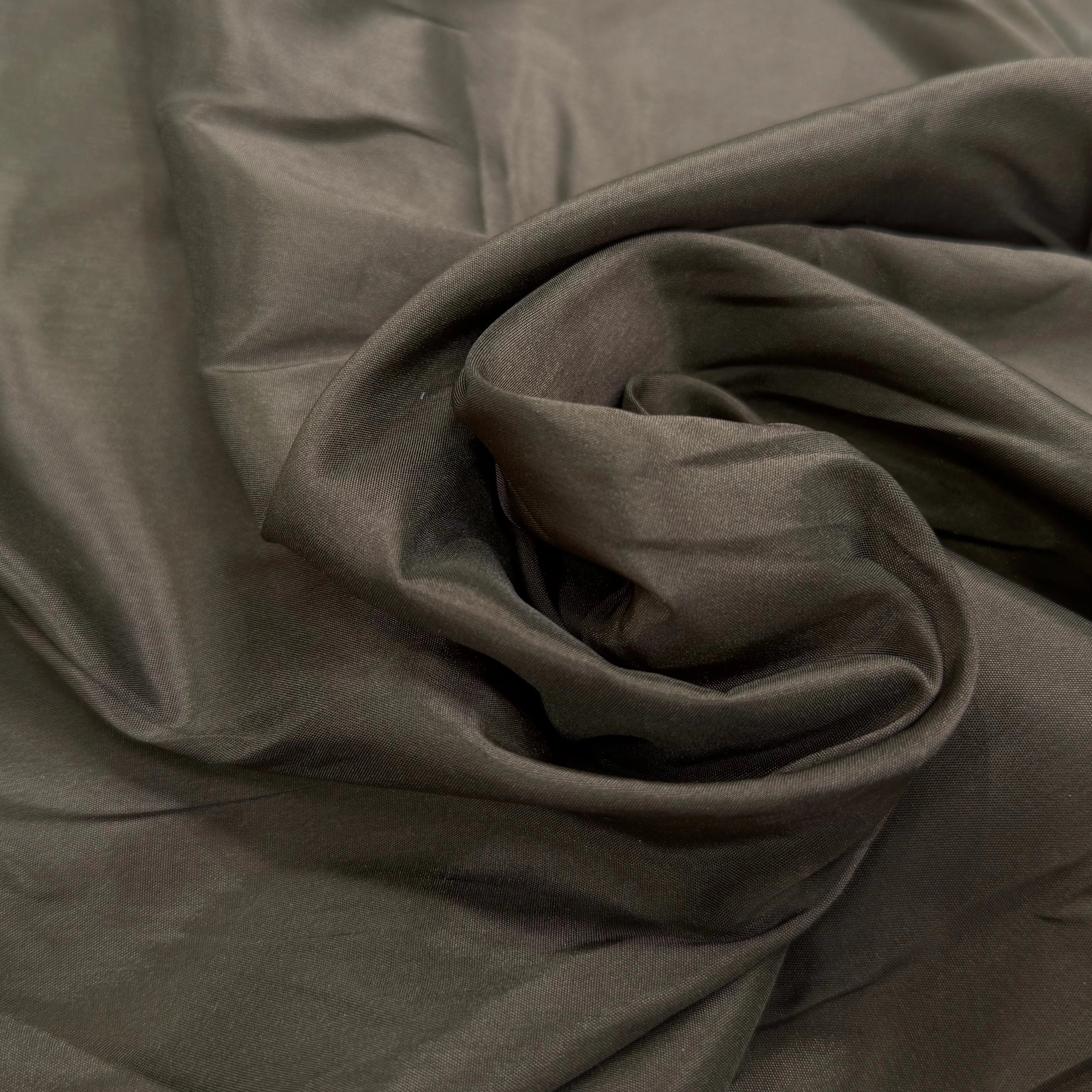 DOUBLURE LÉGÈREMENT SATINÉE MARRON KAKI - My Little Coupon