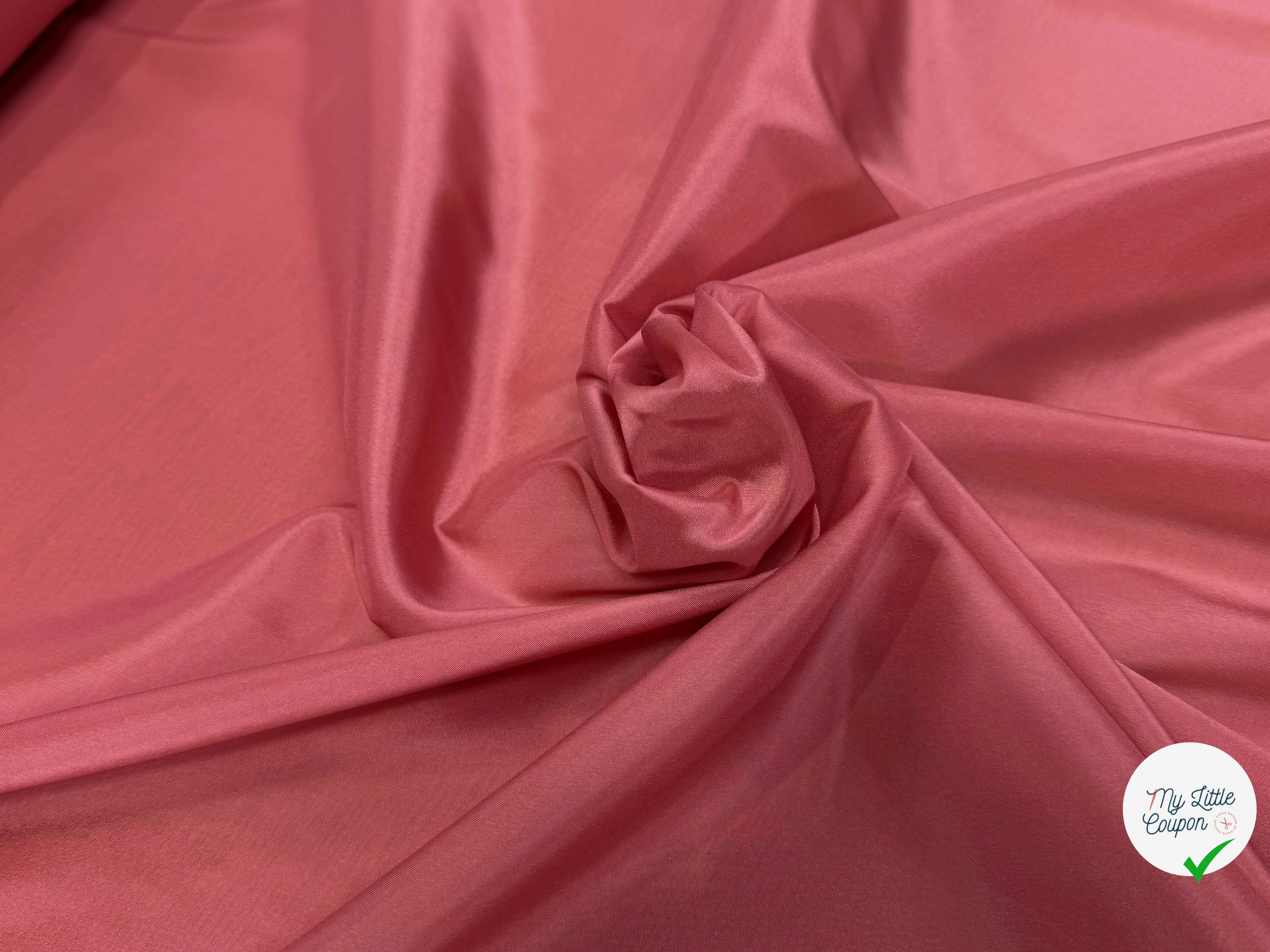 DOUBLURE LÉGÈREMENT SATINÉE ROSE PAMPLEMOUSSE - My Little Coupon