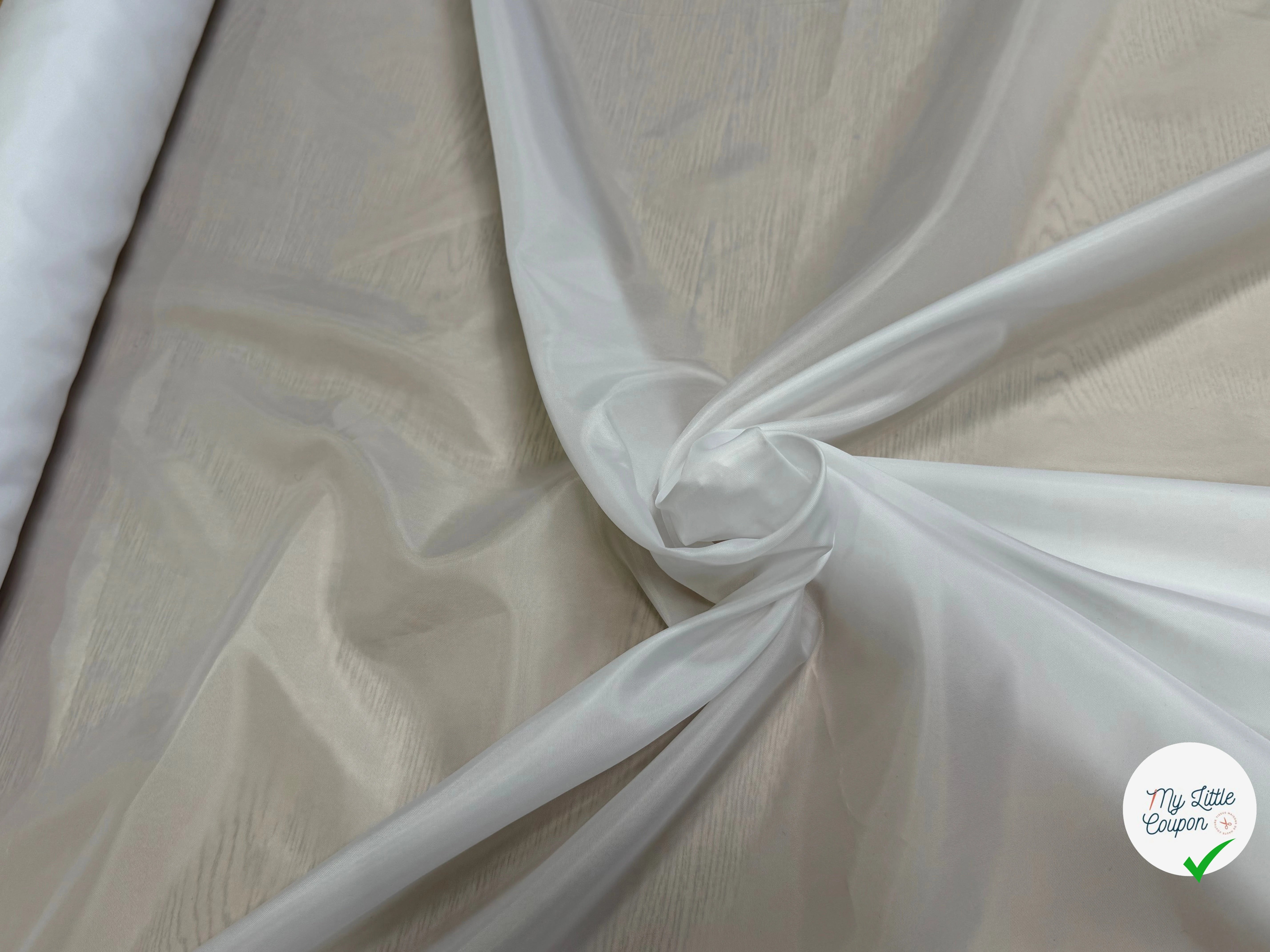 DOUBLURE LISSE NYLON FIN BLANC - My Little Coupon