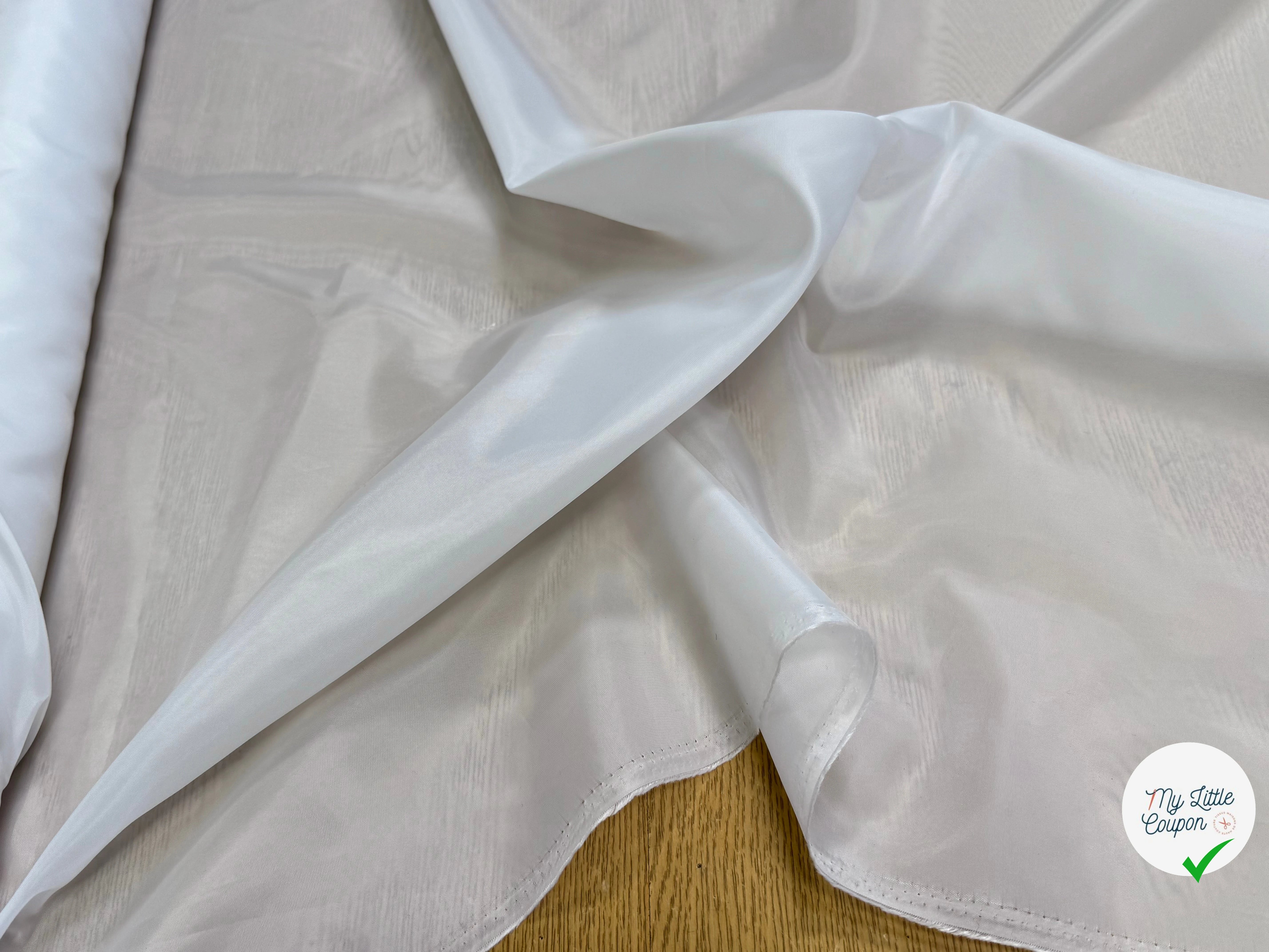 DOUBLURE LISSE NYLON FIN BLANC - My Little Coupon