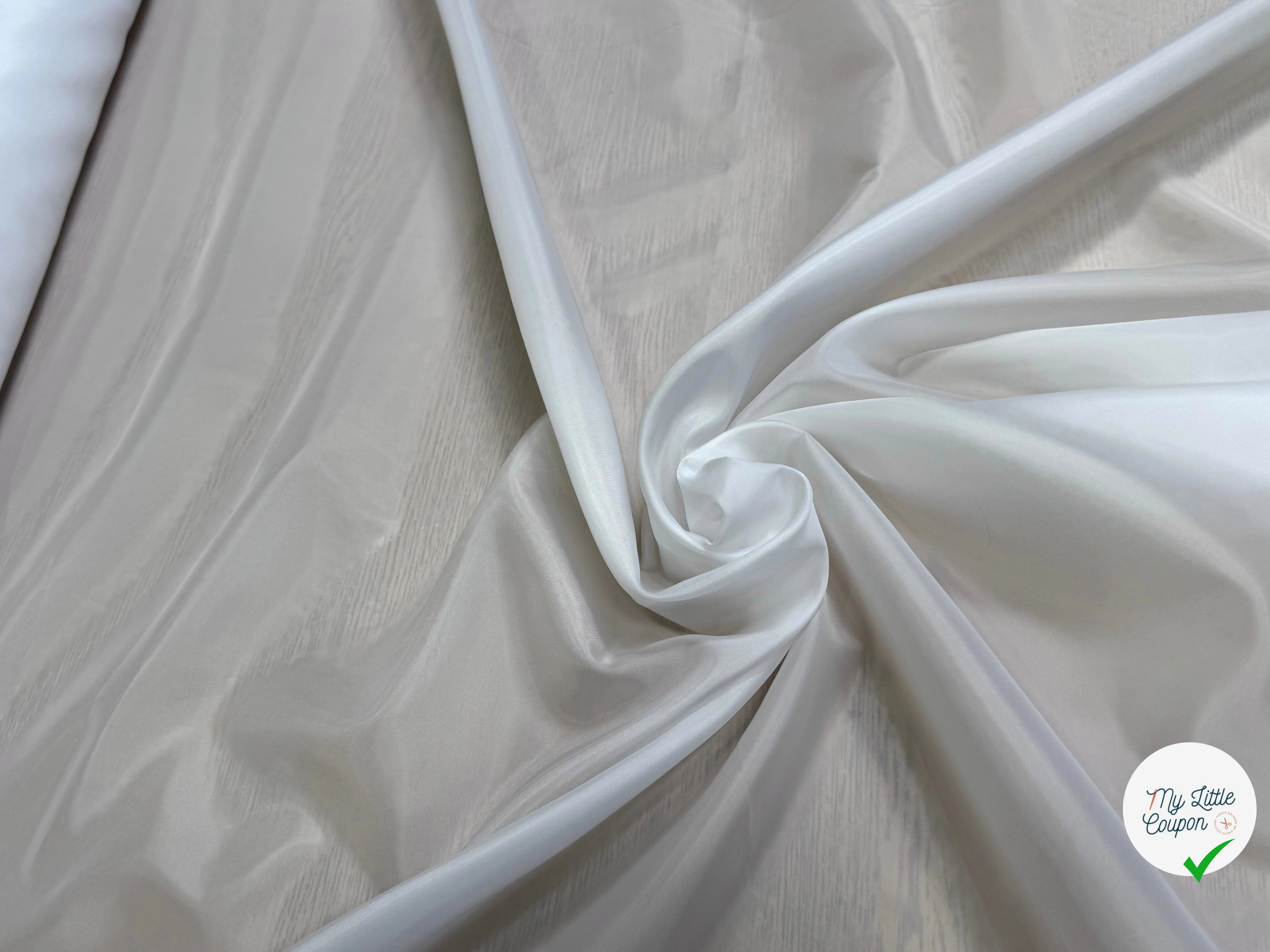 DOUBLURE LISSE NYLON FIN BLANC - My Little Coupon
