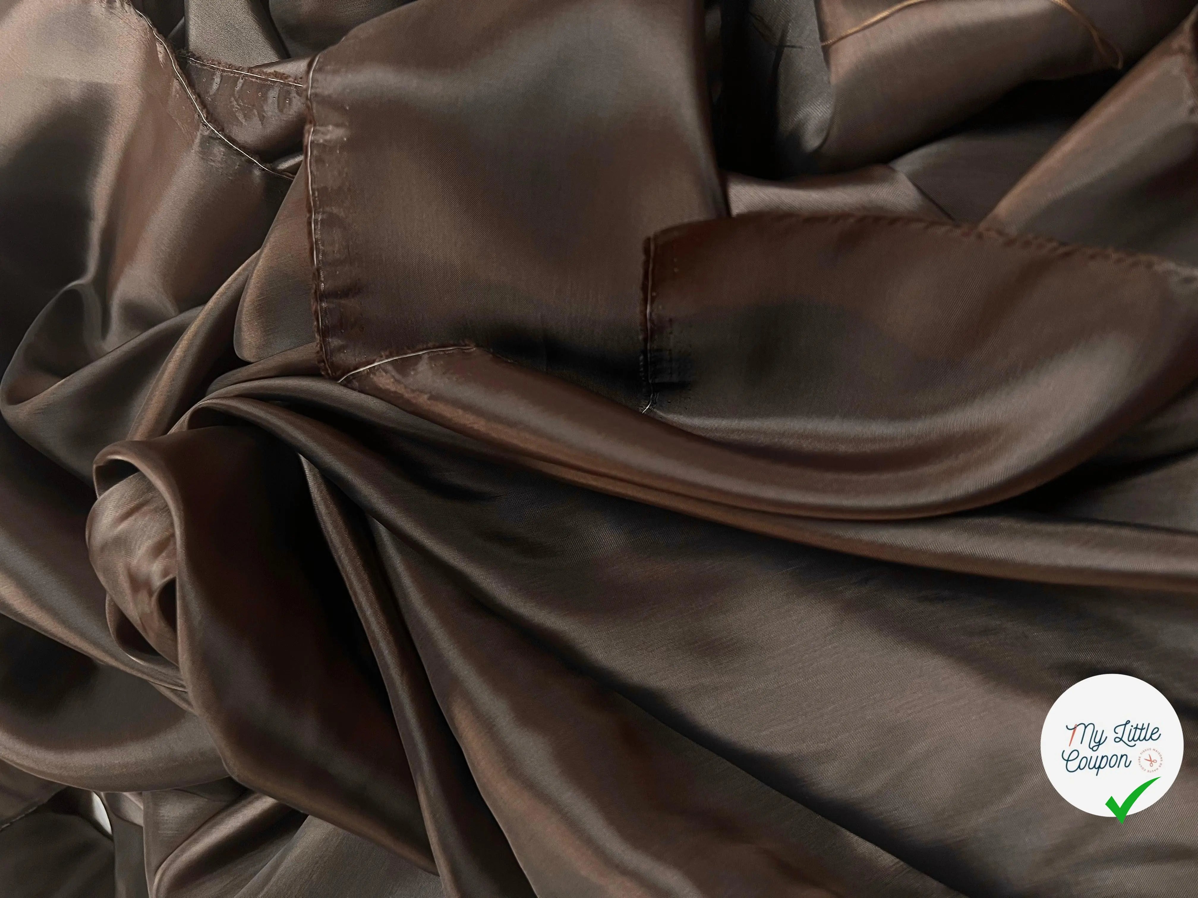 DOUBLURE MARRON - My Little Coupon - tissu - coudre