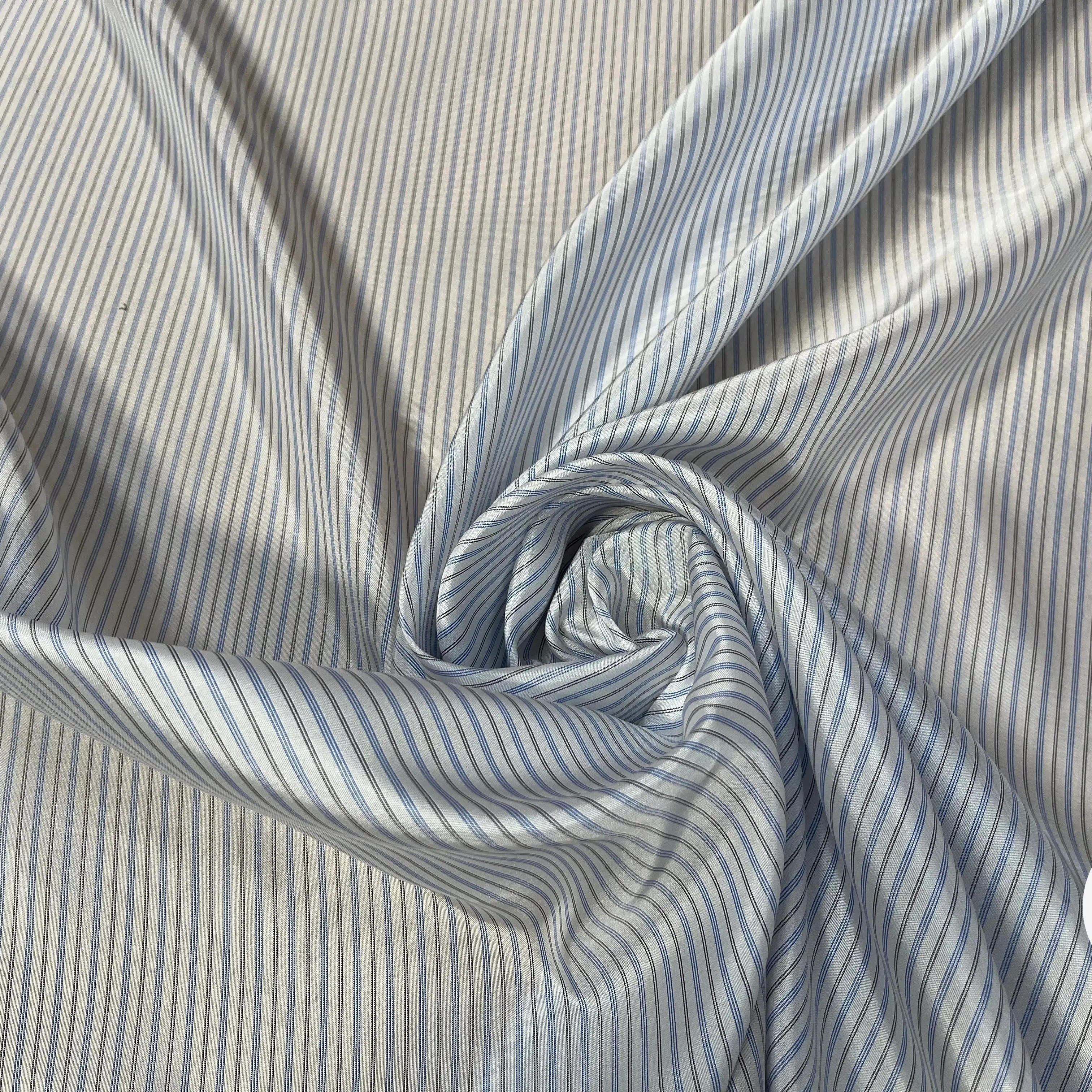 DOUBLURE MIGNONNETTE ACV A RAYURE BLEUE GRISE FOND BLANC - My Little Coupon