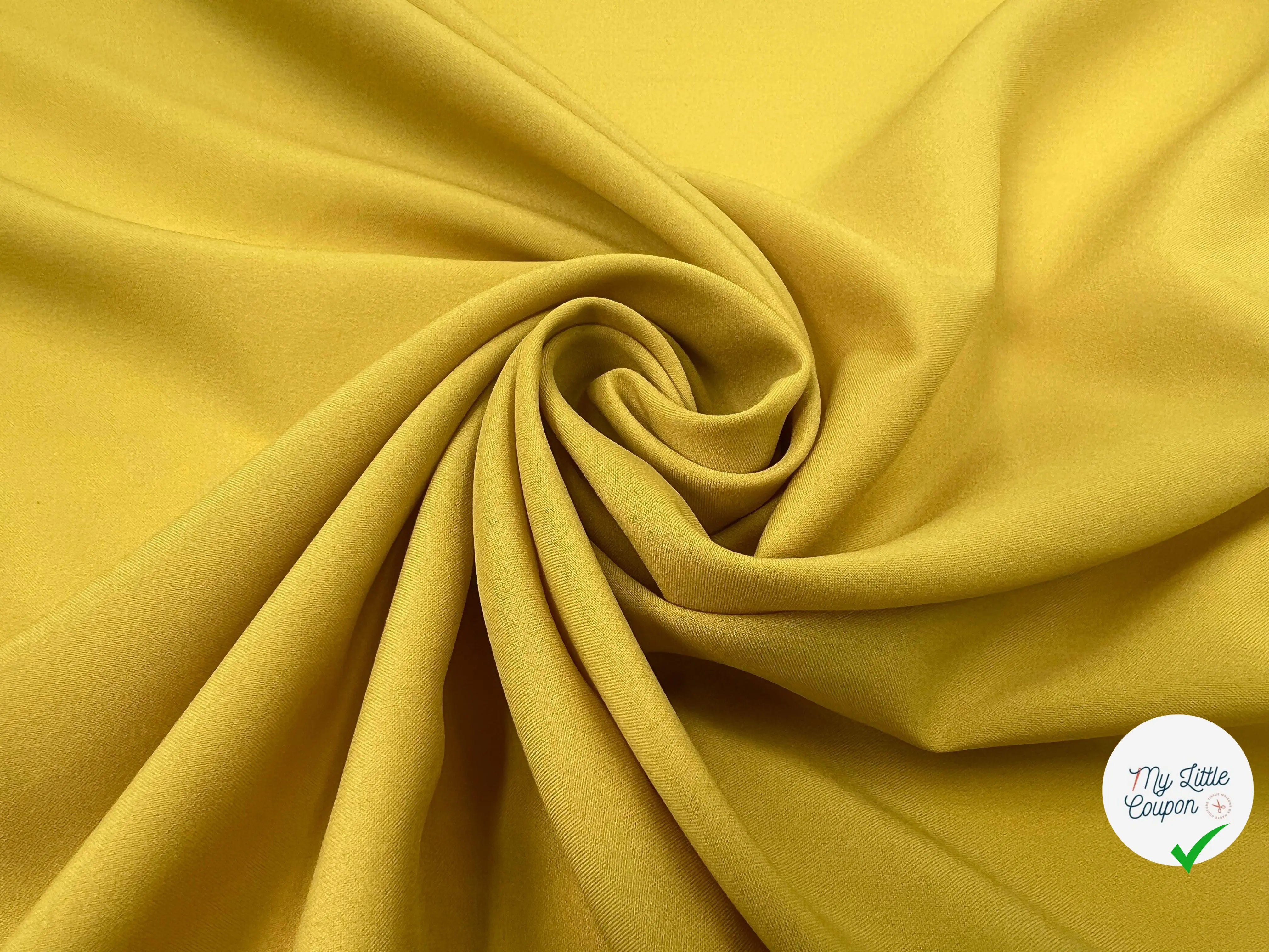 DOUBLURE PONGÉ JAUNE - My Little Coupon - tissu - coudre