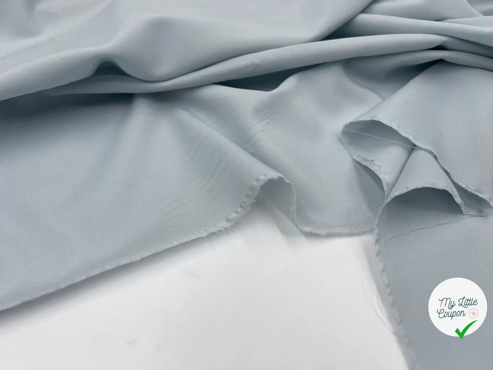 DOUBLURE PONGÉ POLYESTER BABY BLUE - My Little Coupon - tissu - coudre