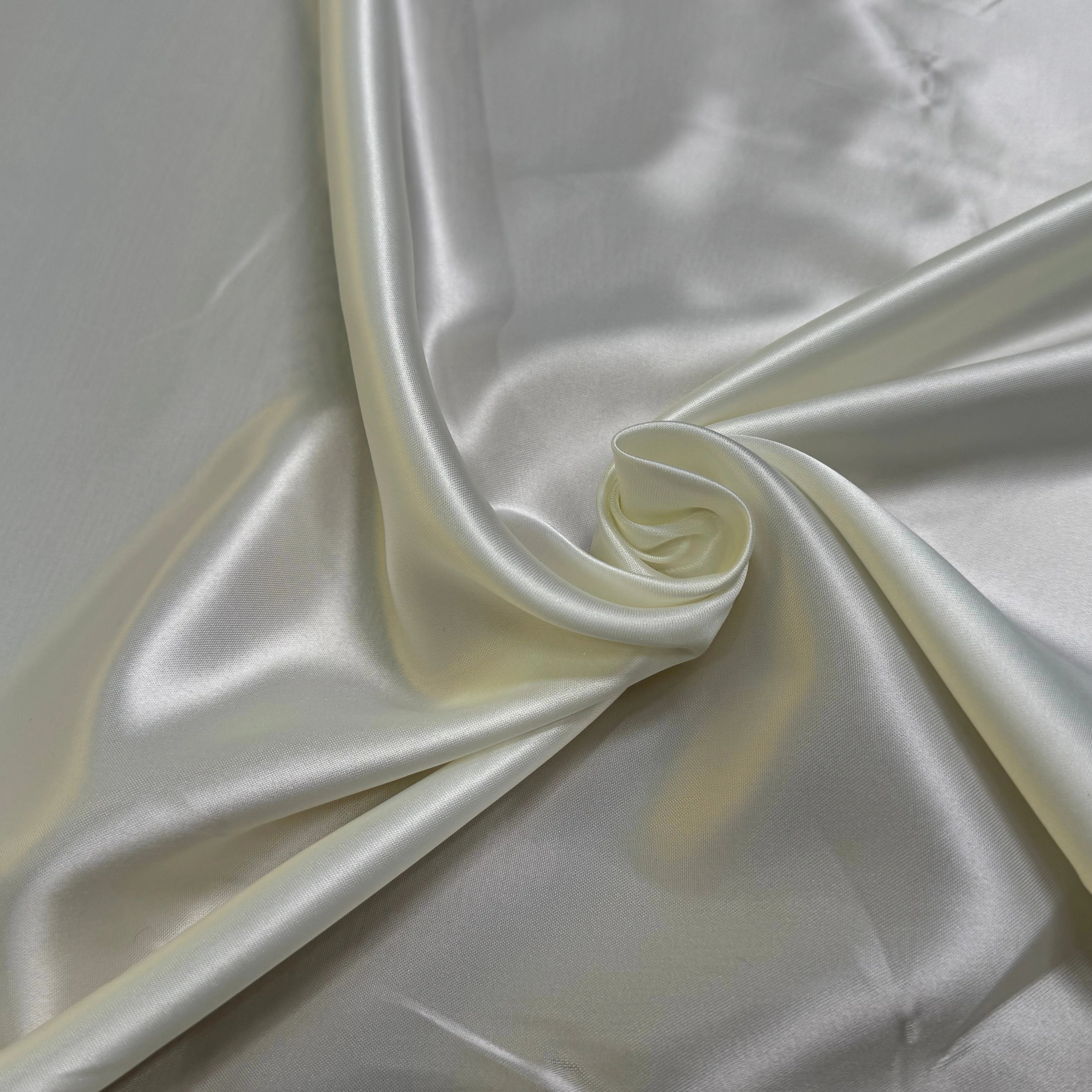 DOUBLURE SATIN ACETATE VISCOSE ÉCRU - My Little Coupon