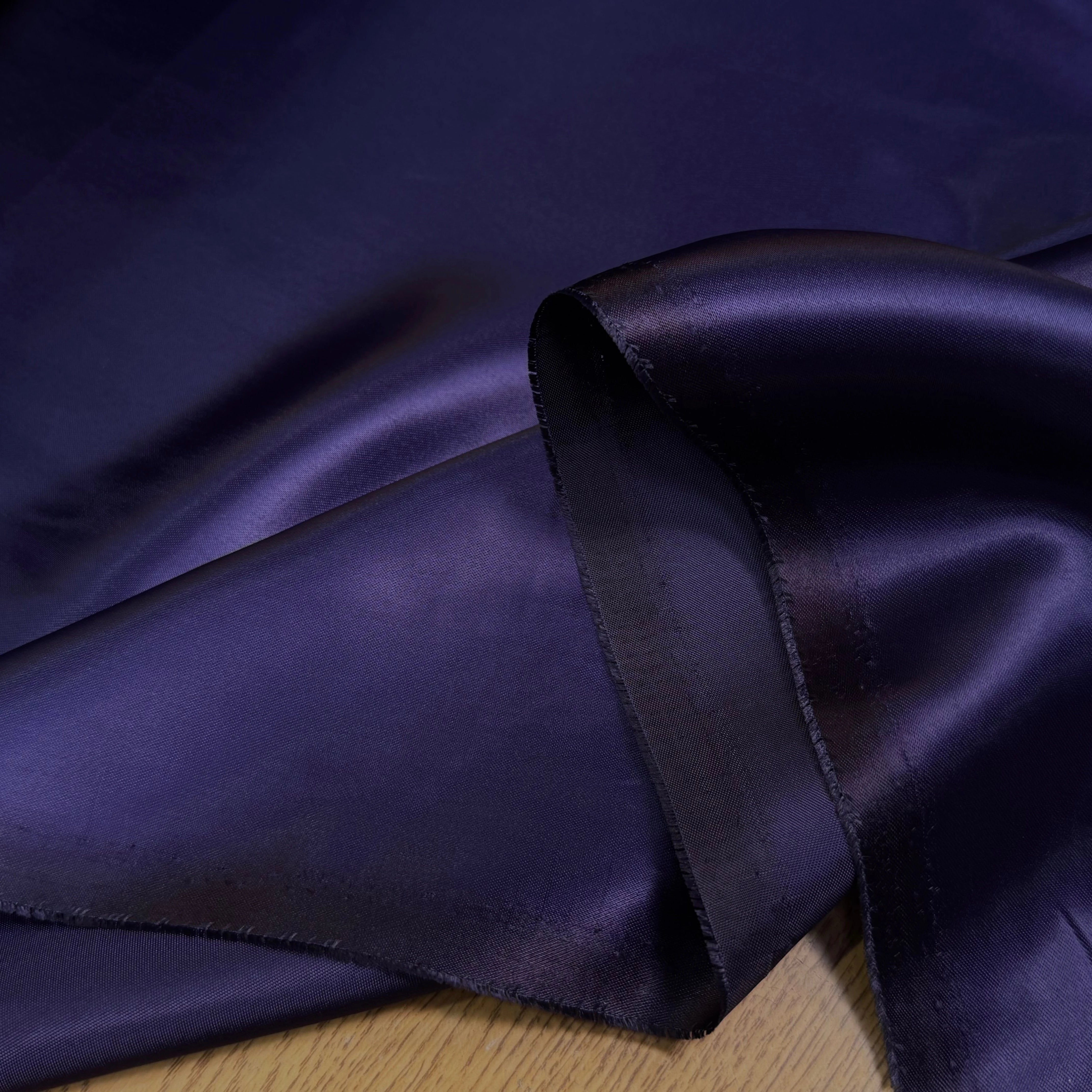 DOUBLURE SATIN ACETATE VISCOSE PURPLE IMPERIAL - My Little Coupon