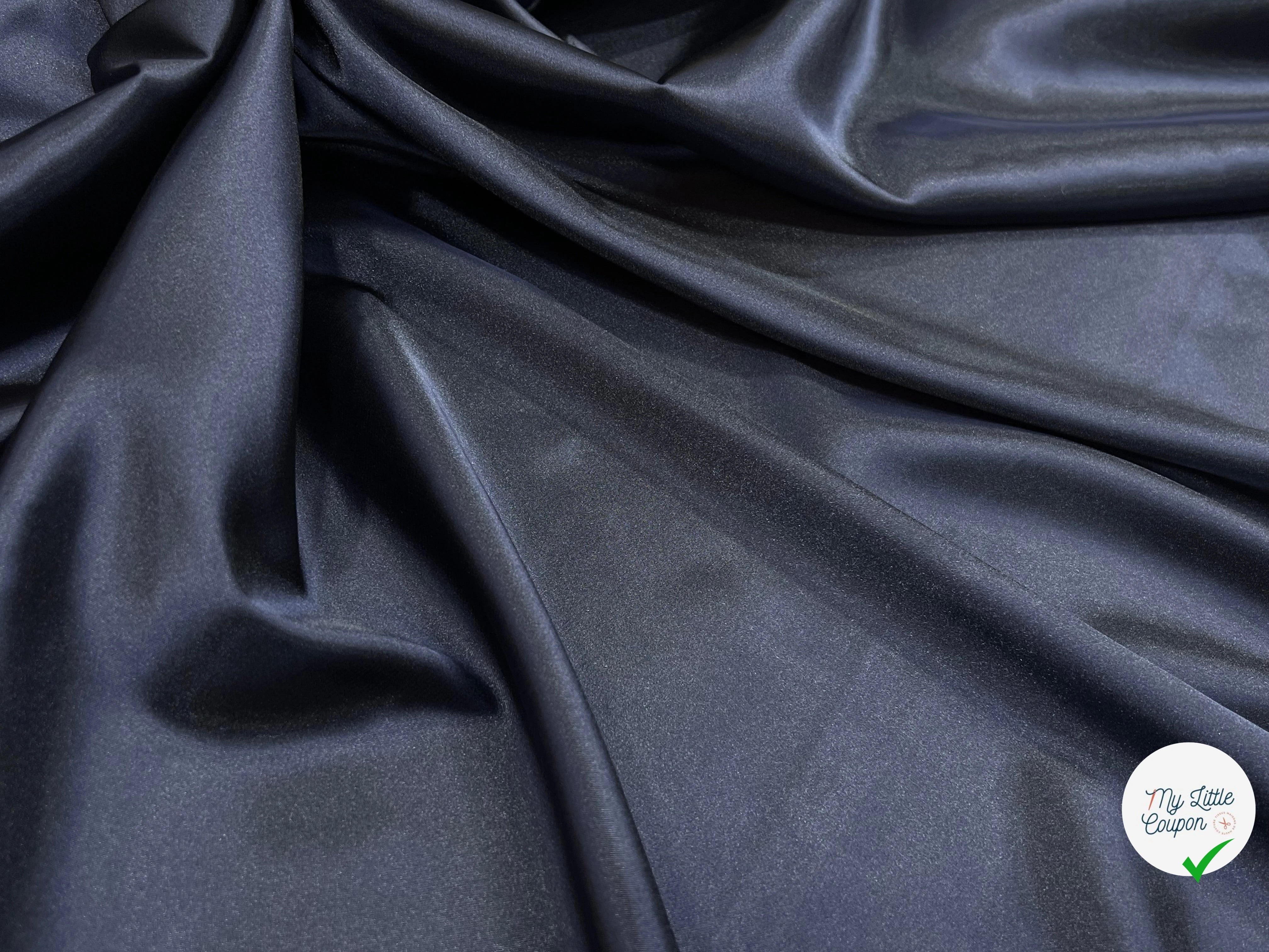 DOUBLURE SATIN CHIC BLEU MARINE - My Little Coupon