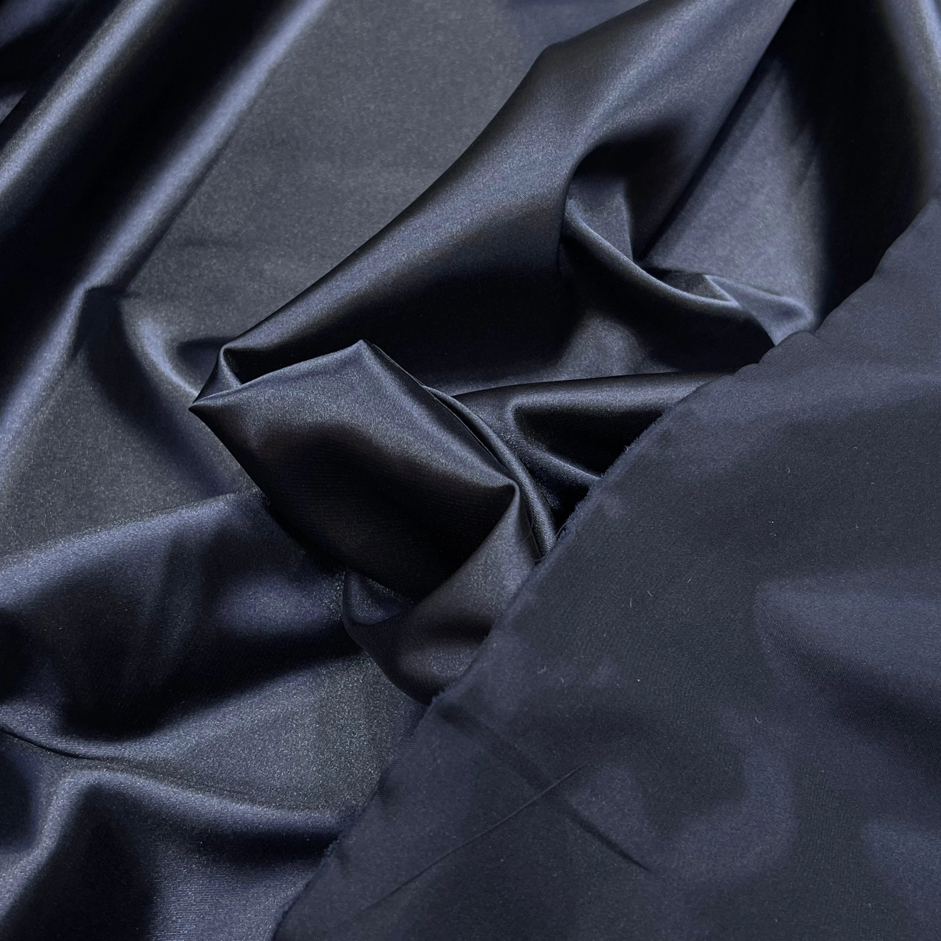 DOUBLURE SATIN CHIC BLEU MARINE - My Little Coupon