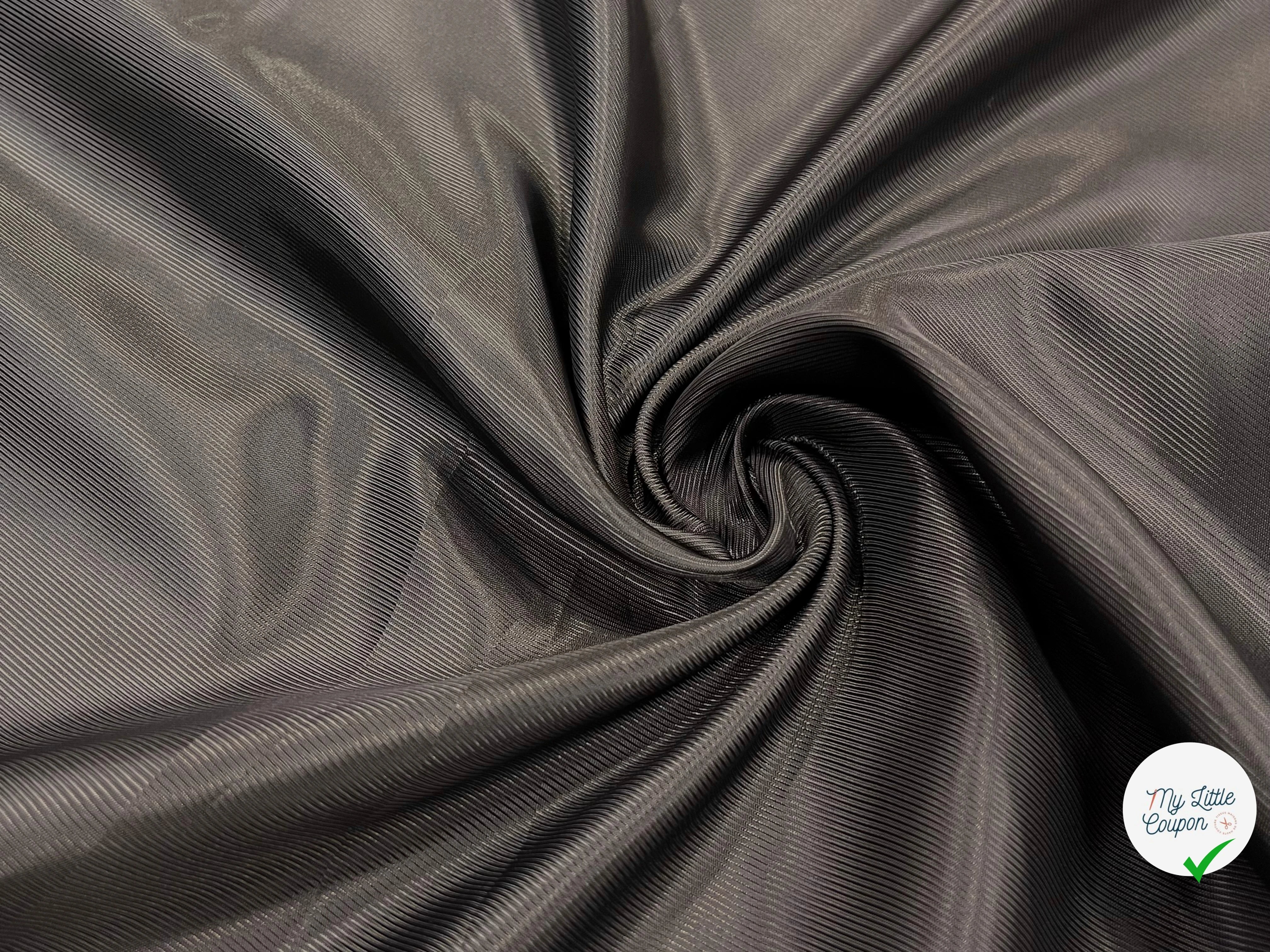 DOUBLURE SATIN FACON DRILL MARRON CAFÉ - My Little Coupon