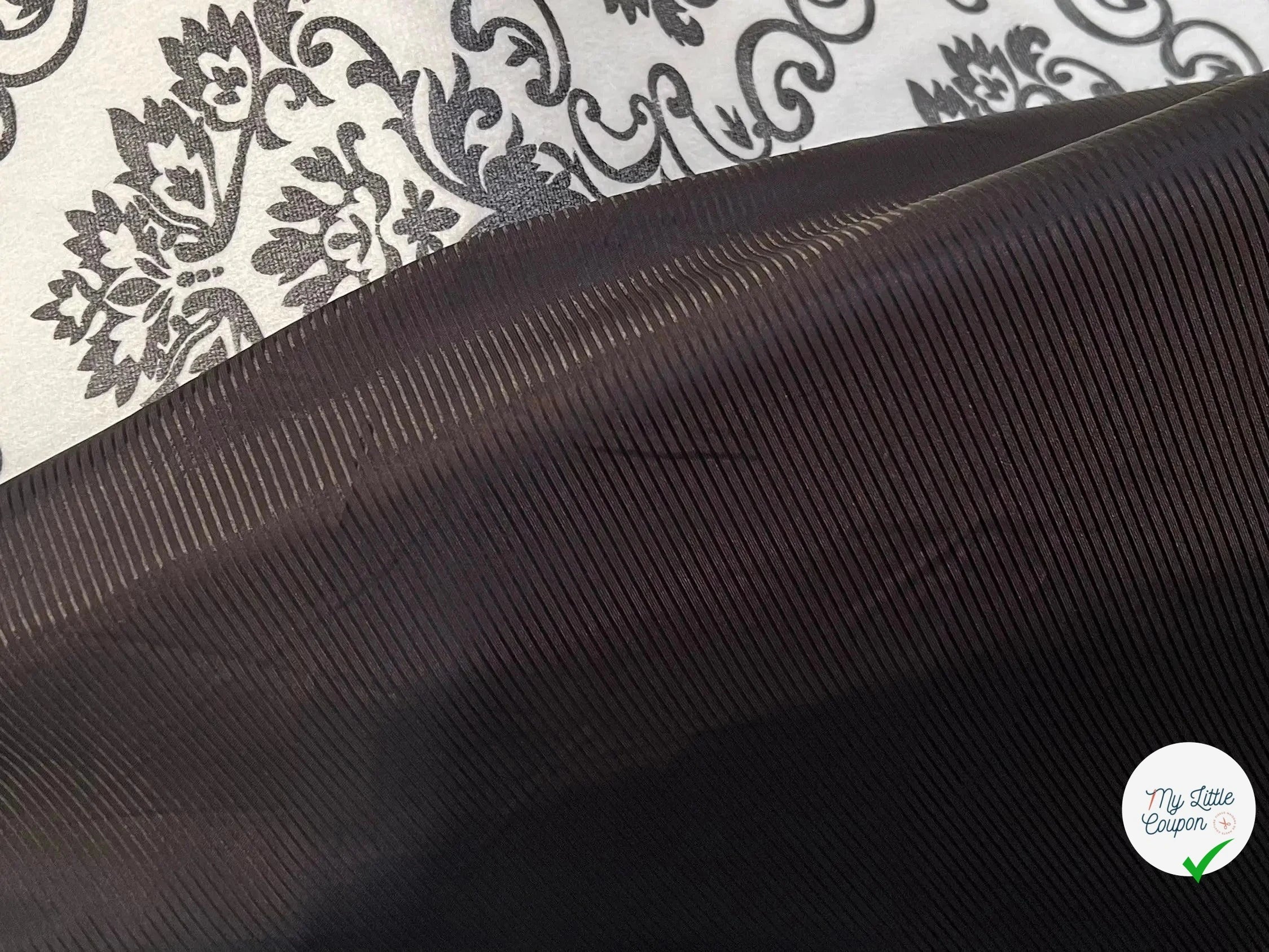 DOUBLURE SATIN FACON DRILL MARRON FONCÉ - My Little Coupon - tissu - coudre