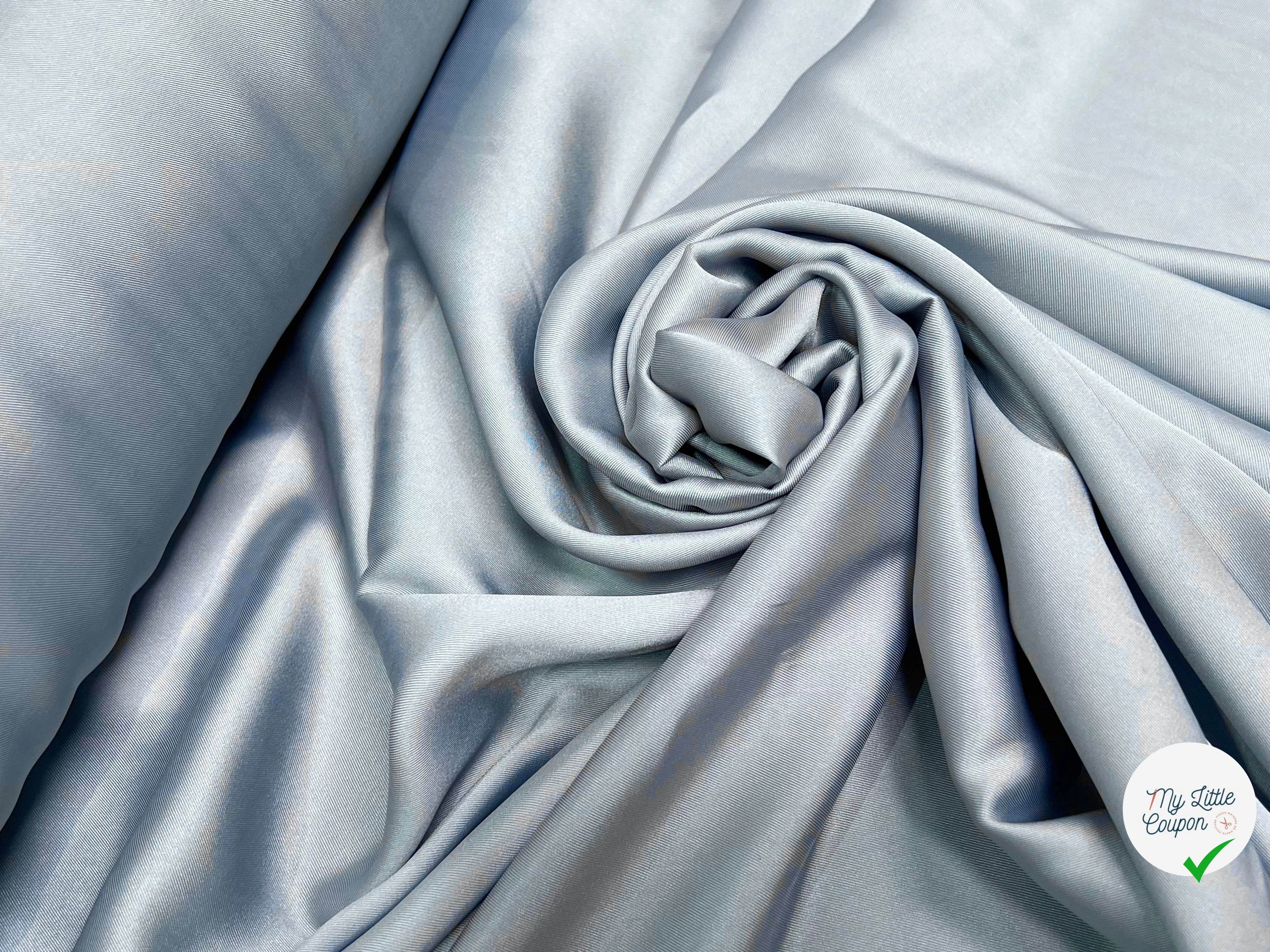 DOUBLURE SATIN SOFT GRIS D'ACIER - My Little Coupon