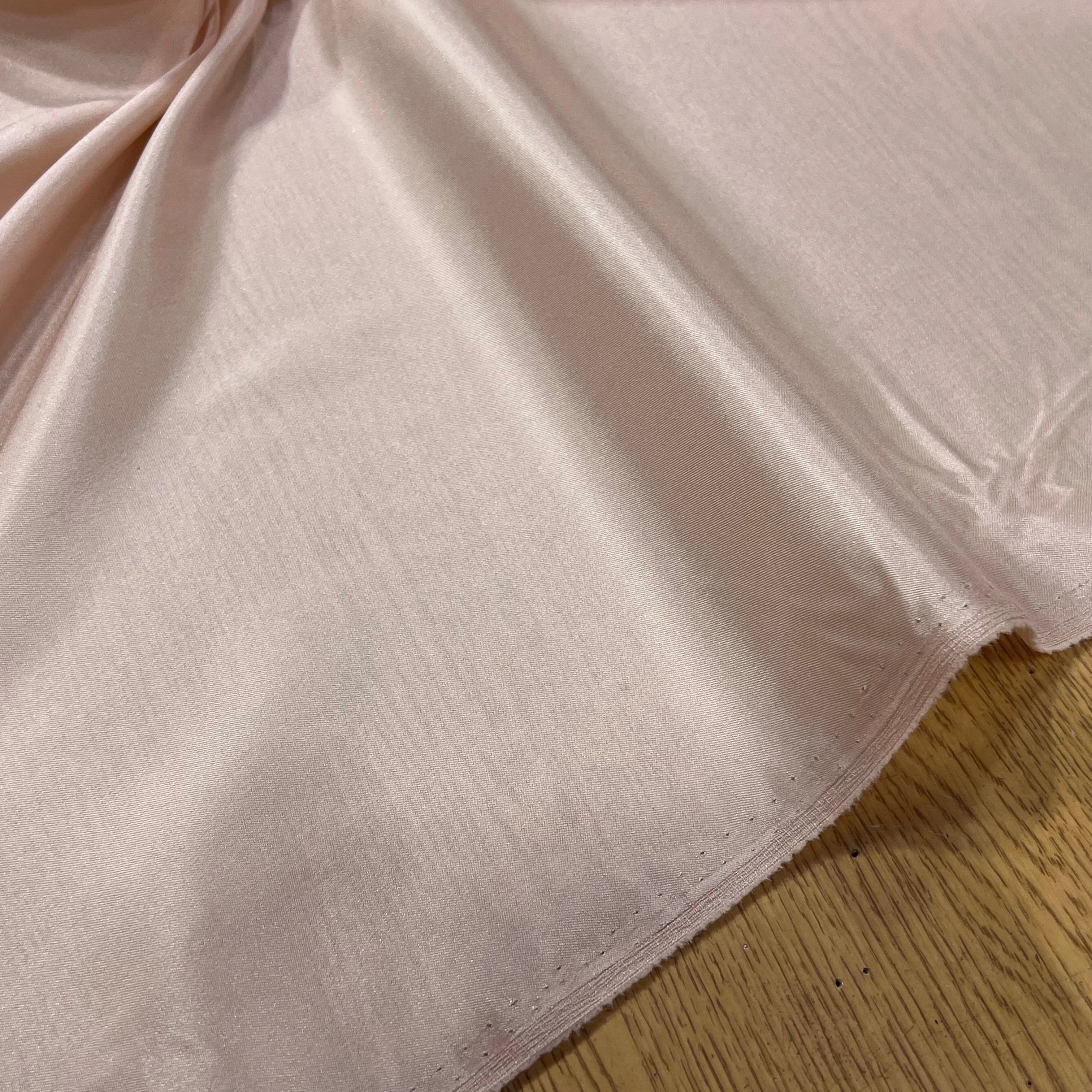 DOUBLURE SATIN STRETCH ROSE BEIGE - My Little Coupon
