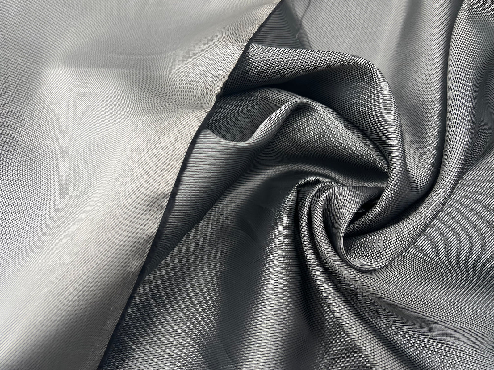 DOUBLURE SATIN VISCOSE TWILL COULEUR ALUMINIUM MSO