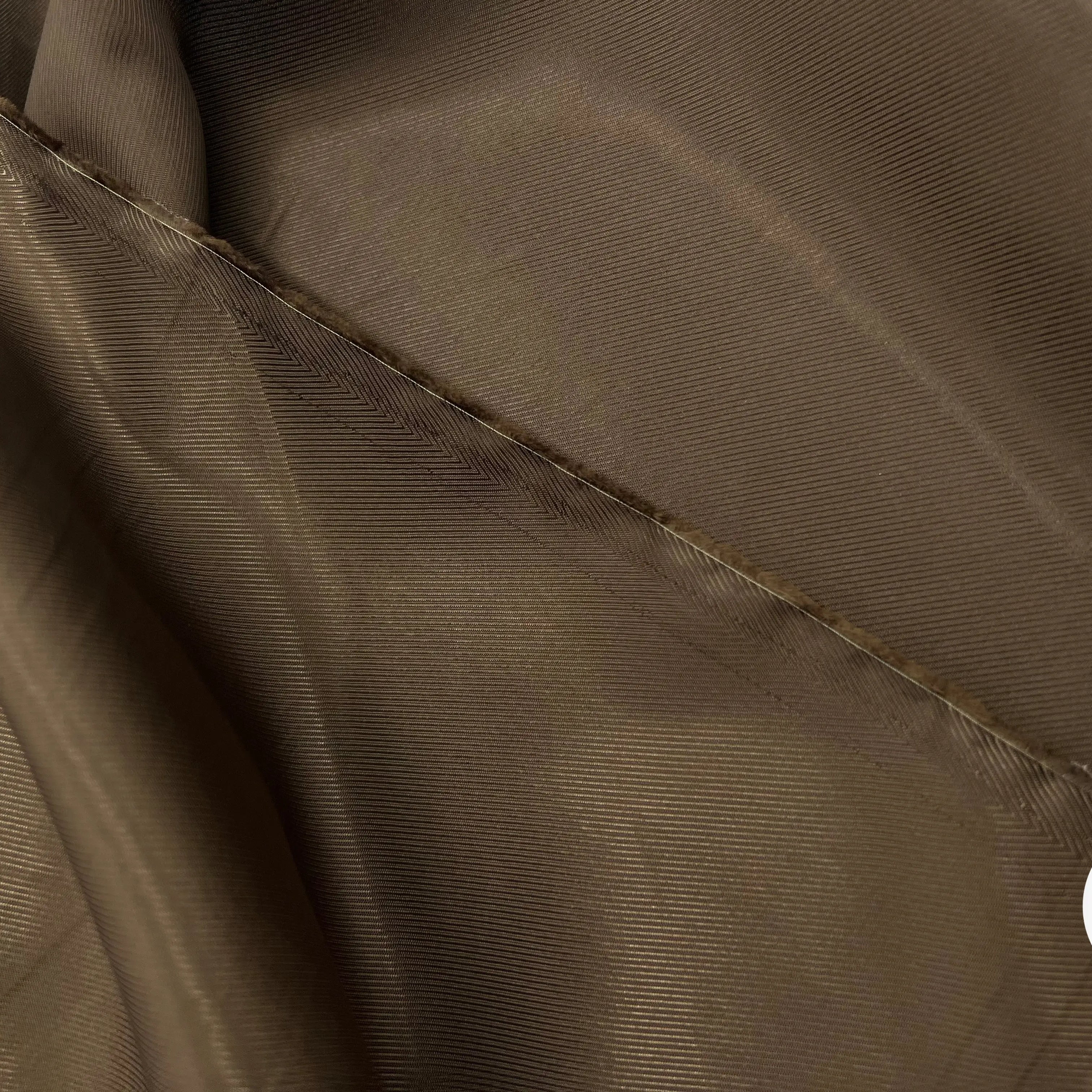 DOUBLURE SATIN VISCOSE TWILL RÉGLISSE - My Little Coupon