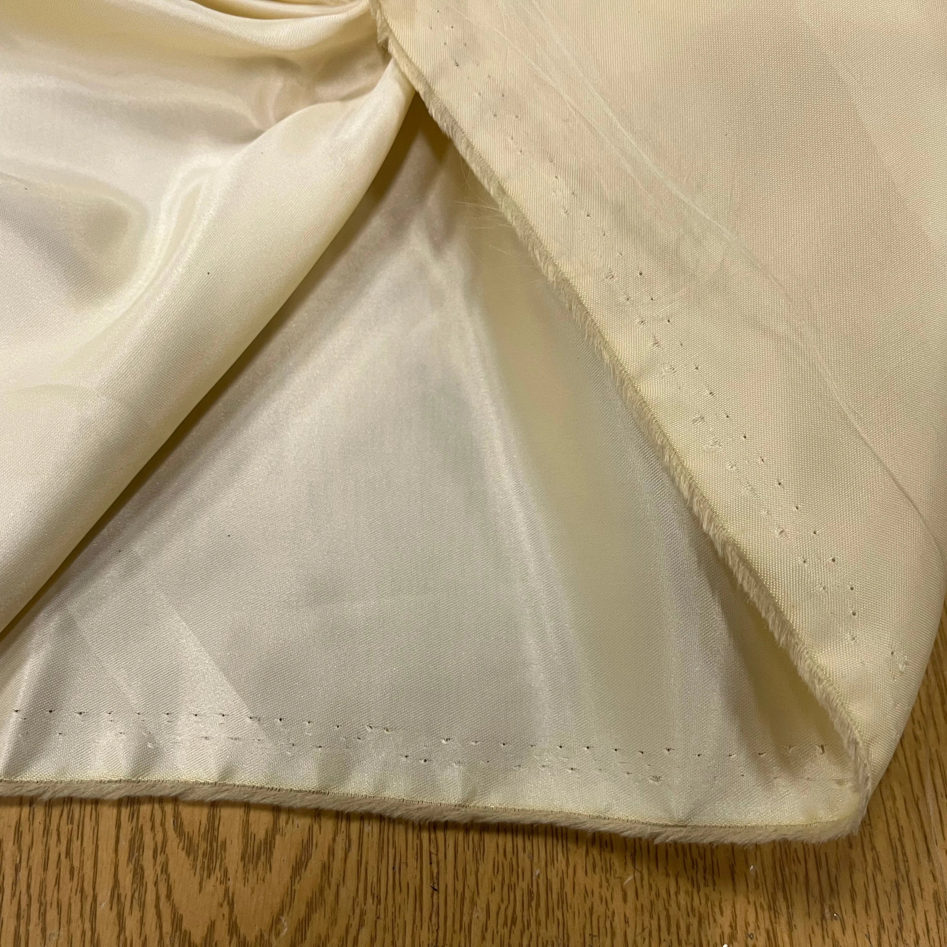 DOUBLURE SATIN VISCOSE VANILLE 70% VISCOSE - My Little Coupon