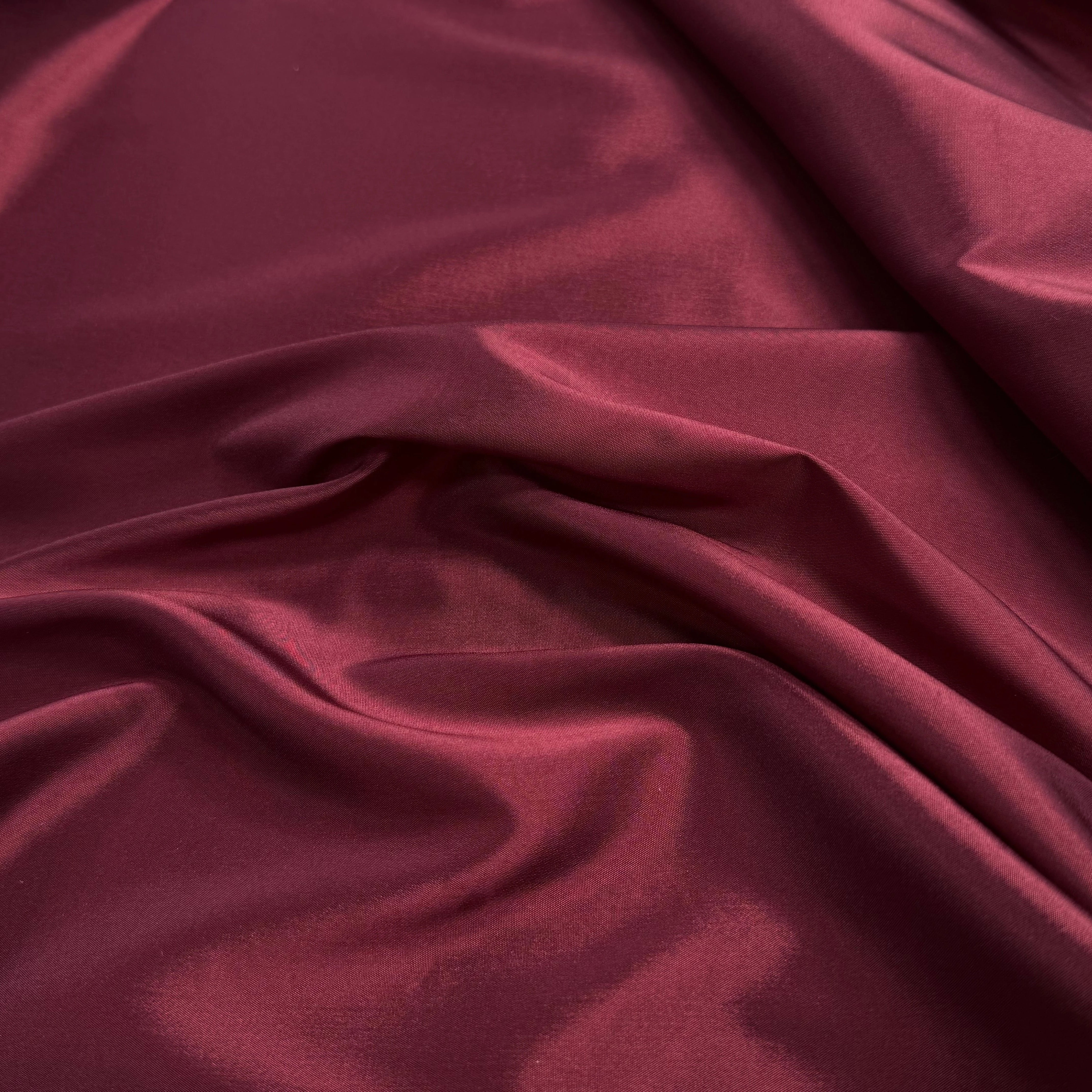 DOUBLURE SATINÉE BORDEAUX STRETCH 67% ACETATE - My Little Coupon