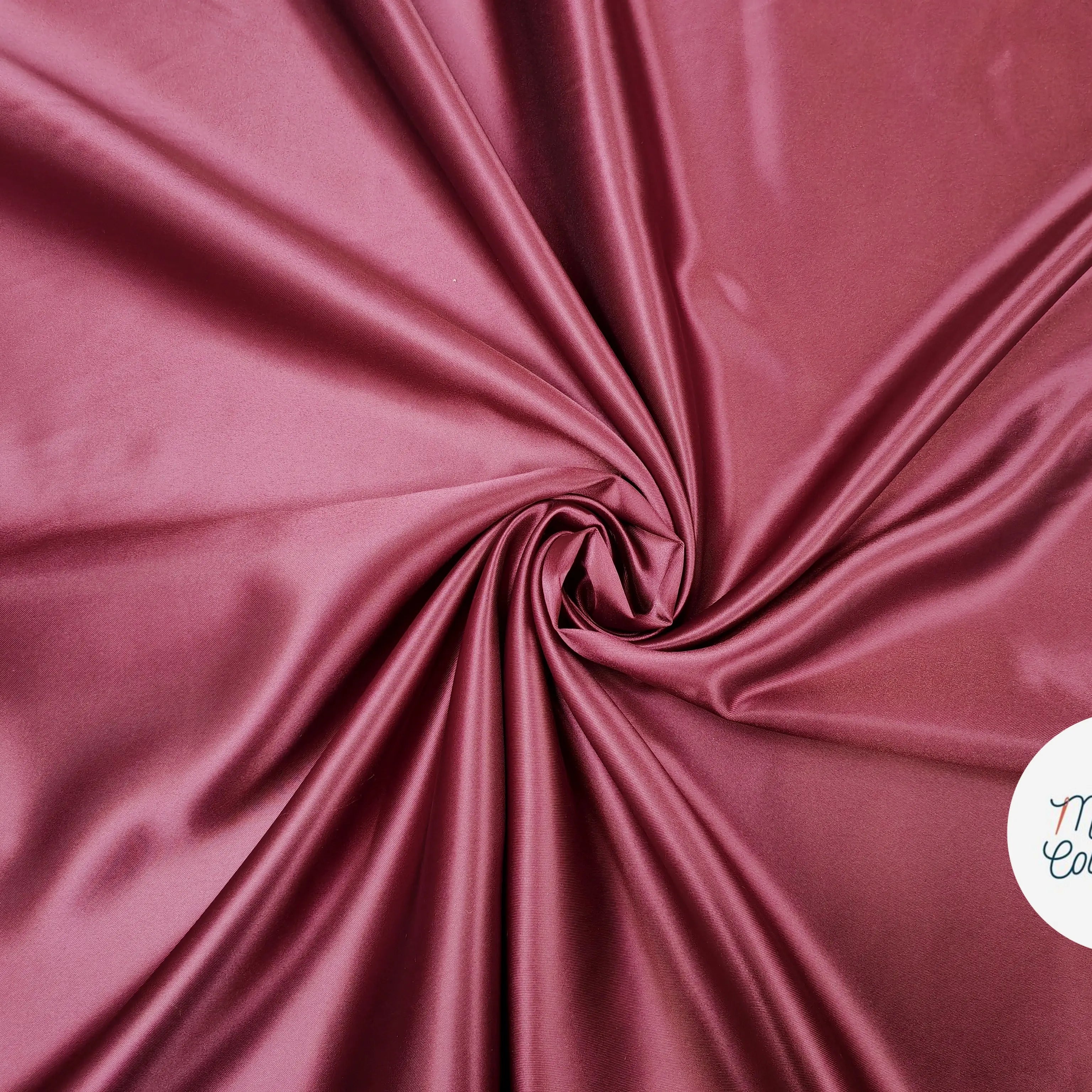 DOUBLURE SATINÉE LIE DE VIN - My Little Coupon