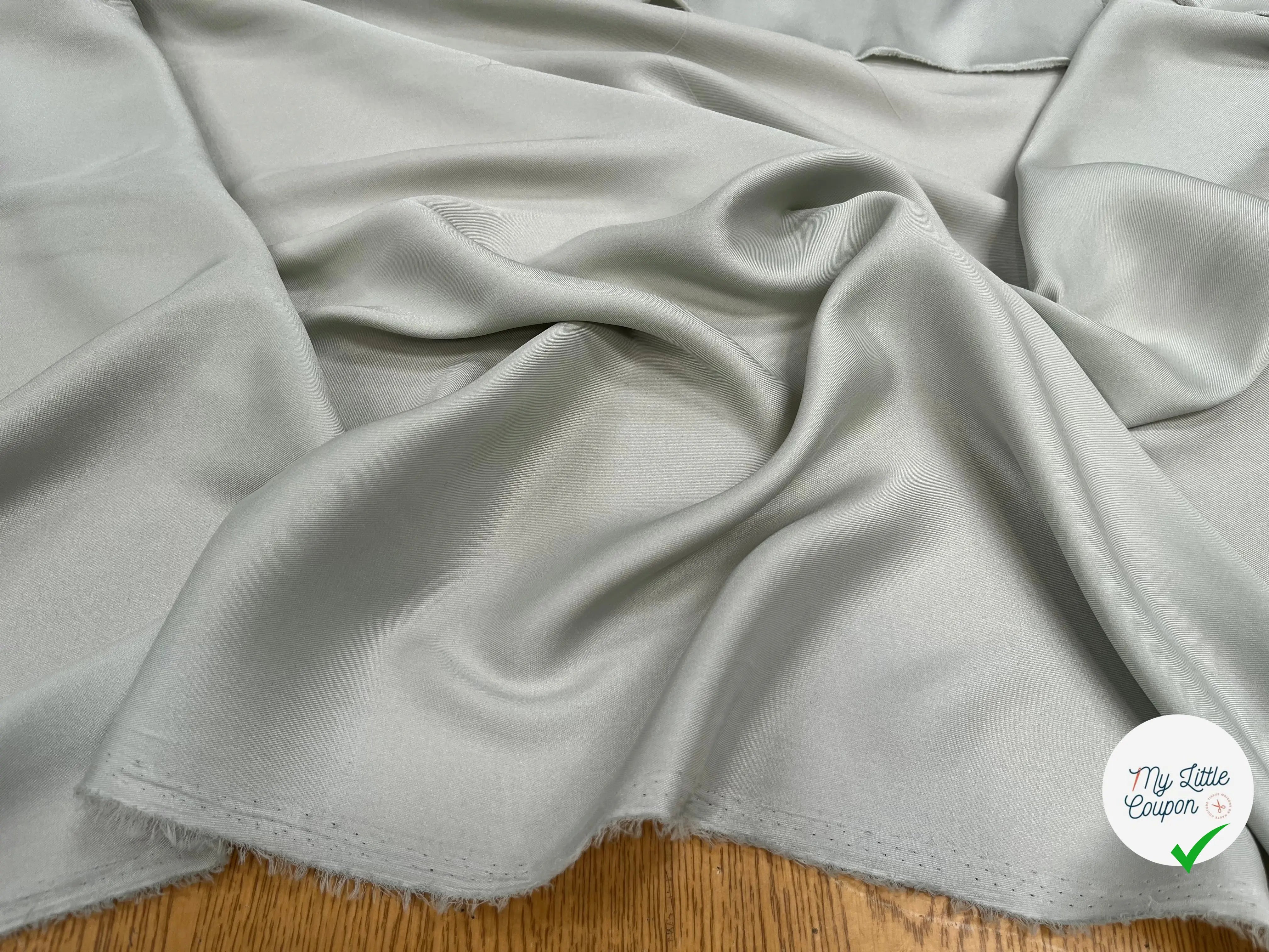 DOUBLURE SERGÉE BLEU GRIS - My Little Coupon